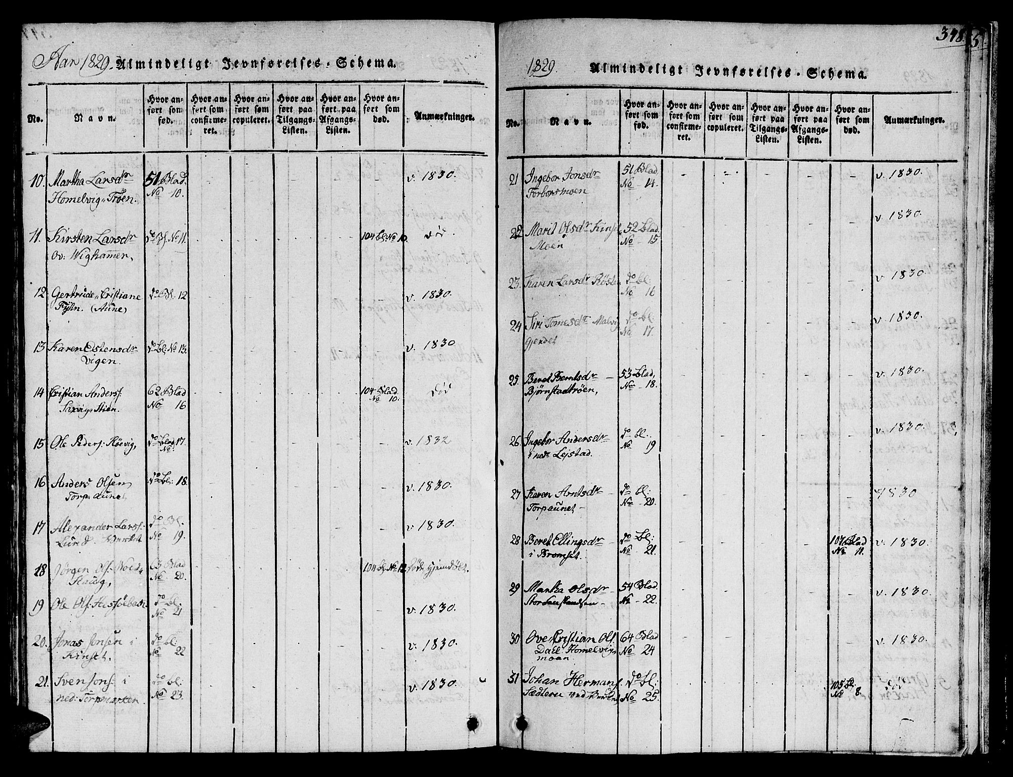 Ministerialprotokoller, klokkerbøker og fødselsregistre - Sør-Trøndelag, AV/SAT-A-1456/616/L0420: Parish register (copy) no. 616C03, 1817-1835, p. 348