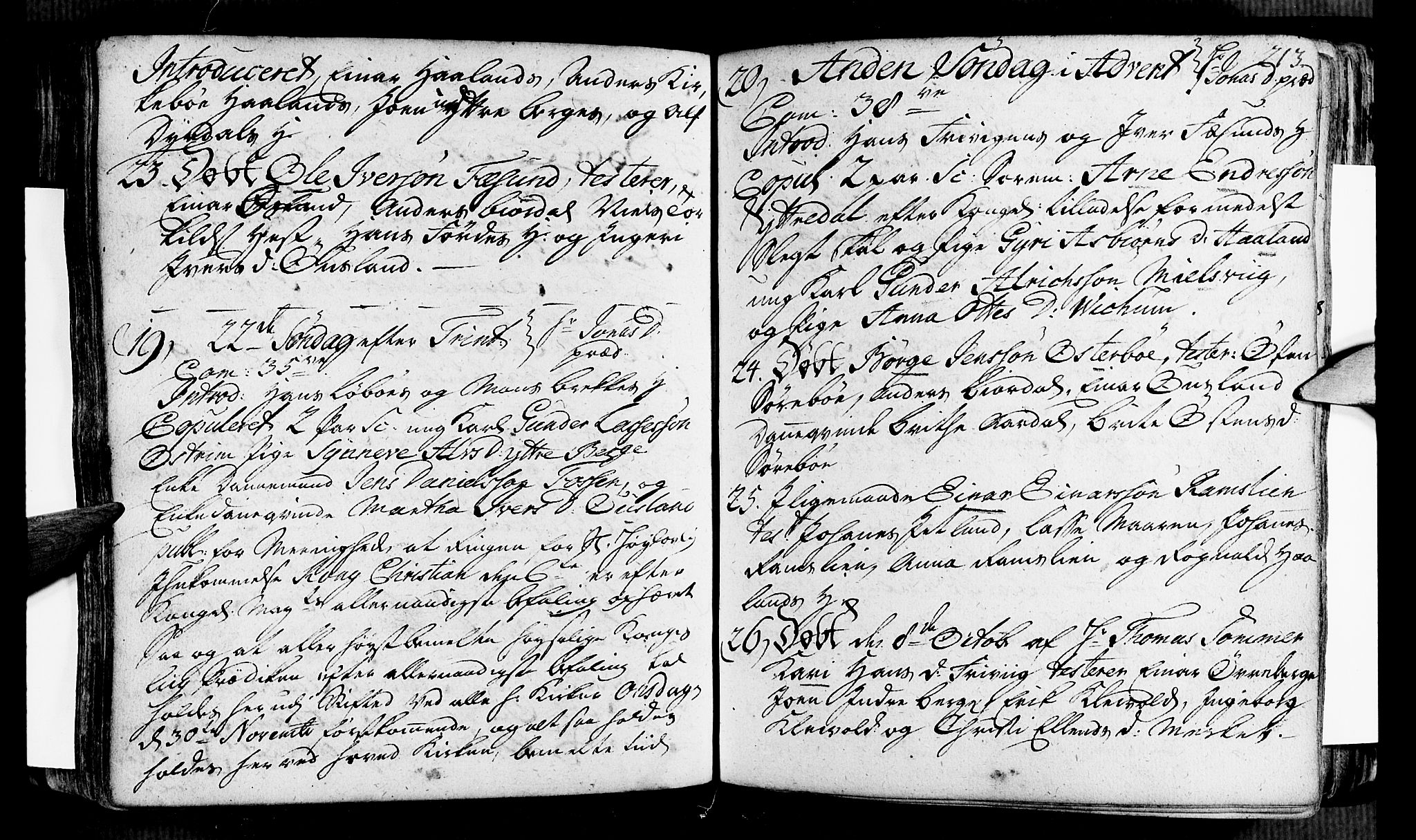 Vik sokneprestembete, AV/SAB-A-81501/H/Haa/Haaa/L0002: Parish register (official) no. A 2 / 3, 1740-1755, p. 213