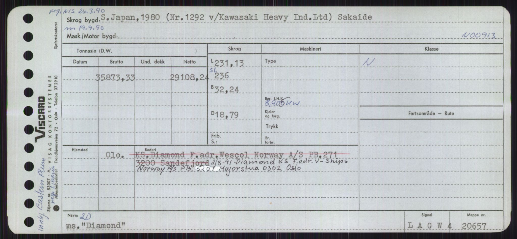 Sjøfartsdirektoratet med forløpere, Skipsmålingen, AV/RA-S-1627/H/Ha/L0001/0002: Fartøy, A-Eig / Fartøy Bjør-Eig, p. 817