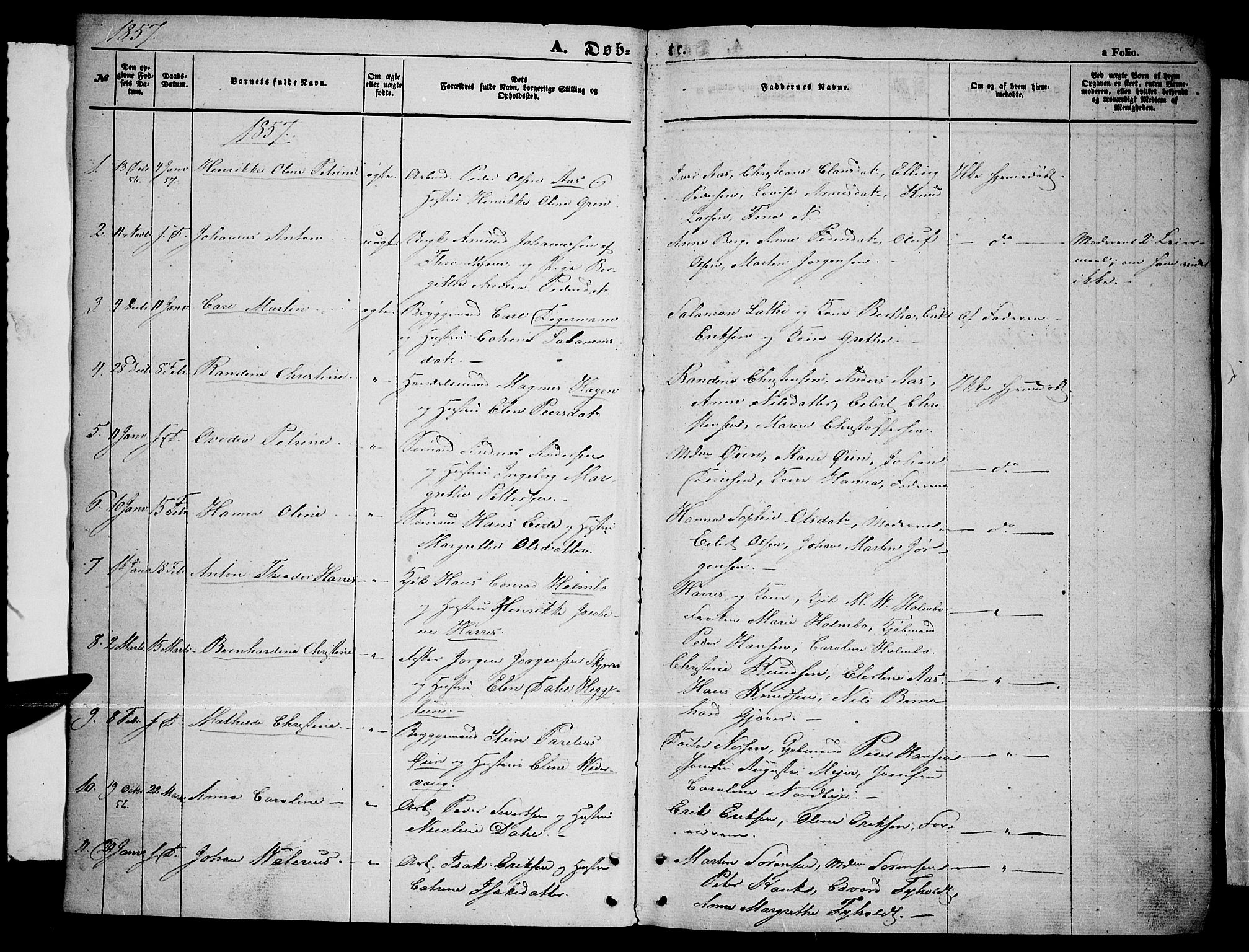 Tromsø sokneprestkontor/stiftsprosti/domprosti, SATØ/S-1343/G/Gb/L0006klokker: Parish register (copy) no. 6, 1857-1866, p. 3