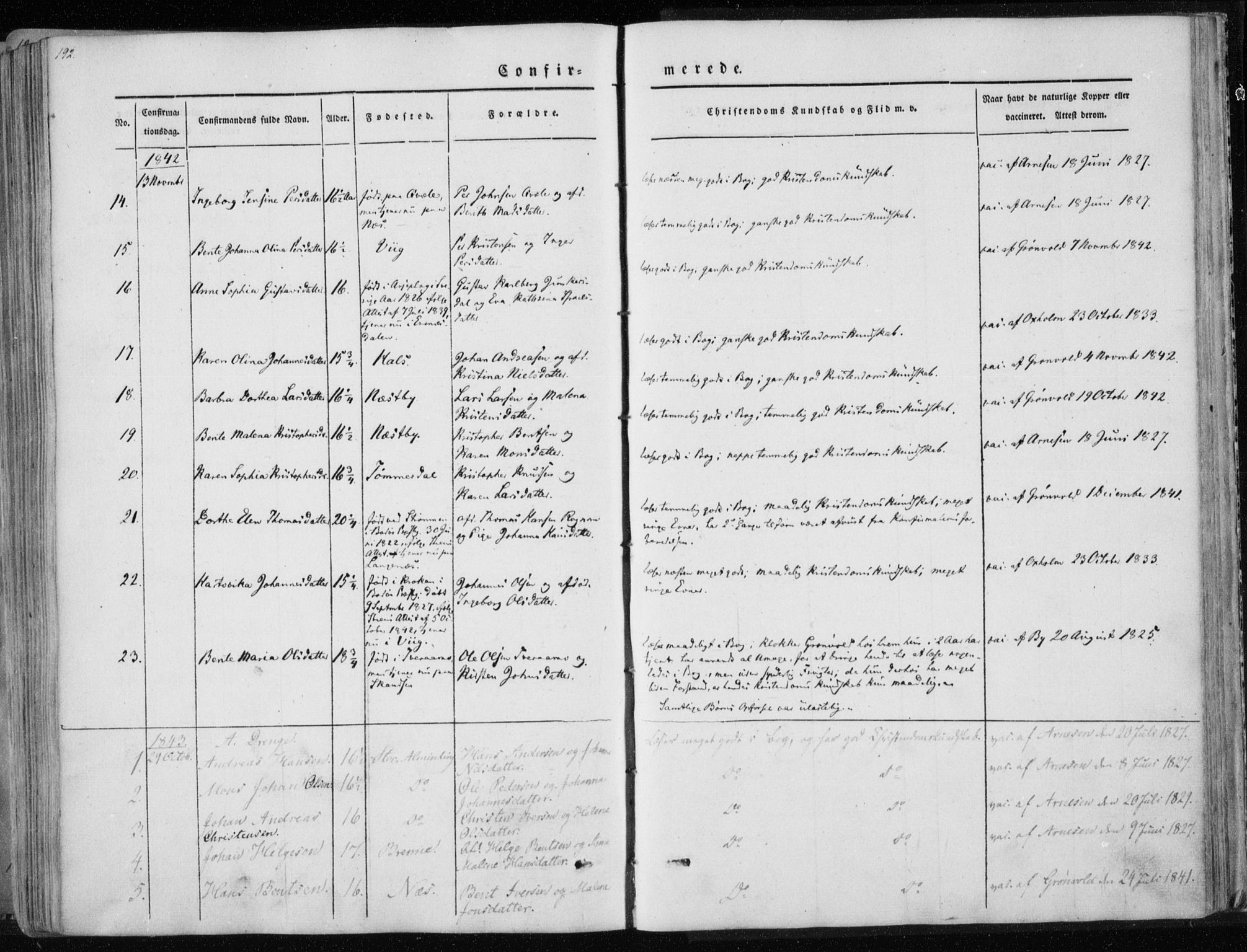 Ministerialprotokoller, klokkerbøker og fødselsregistre - Nordland, AV/SAT-A-1459/847/L0666: Parish register (official) no. 847A06, 1842-1871, p. 192