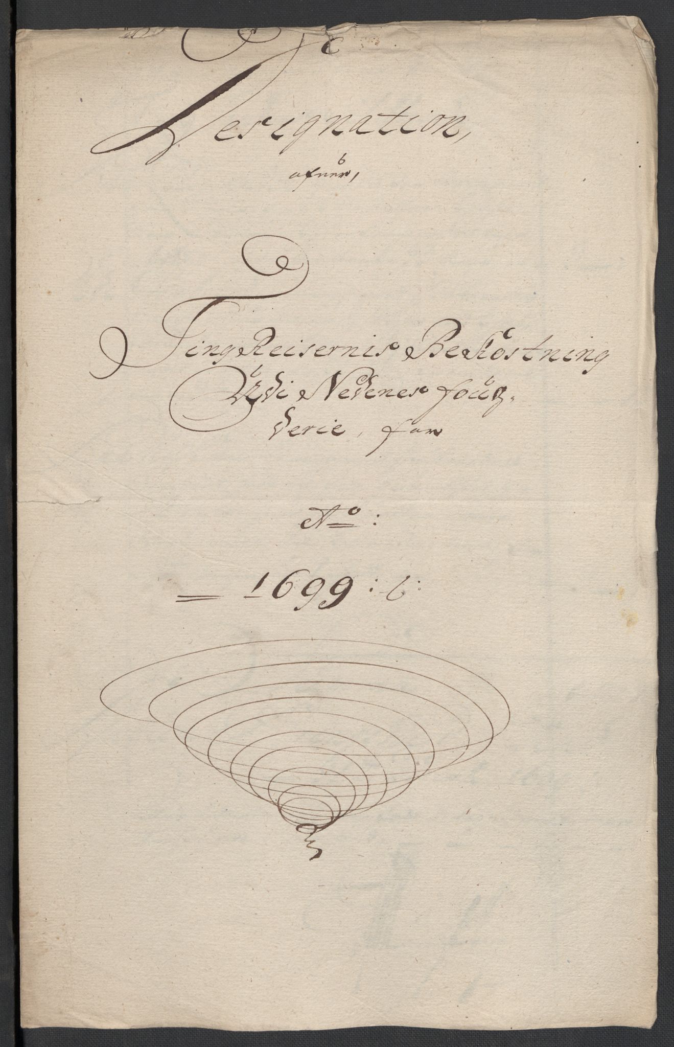 Rentekammeret inntil 1814, Reviderte regnskaper, Fogderegnskap, AV/RA-EA-4092/R39/L2314: Fogderegnskap Nedenes, 1698-1699, p. 283