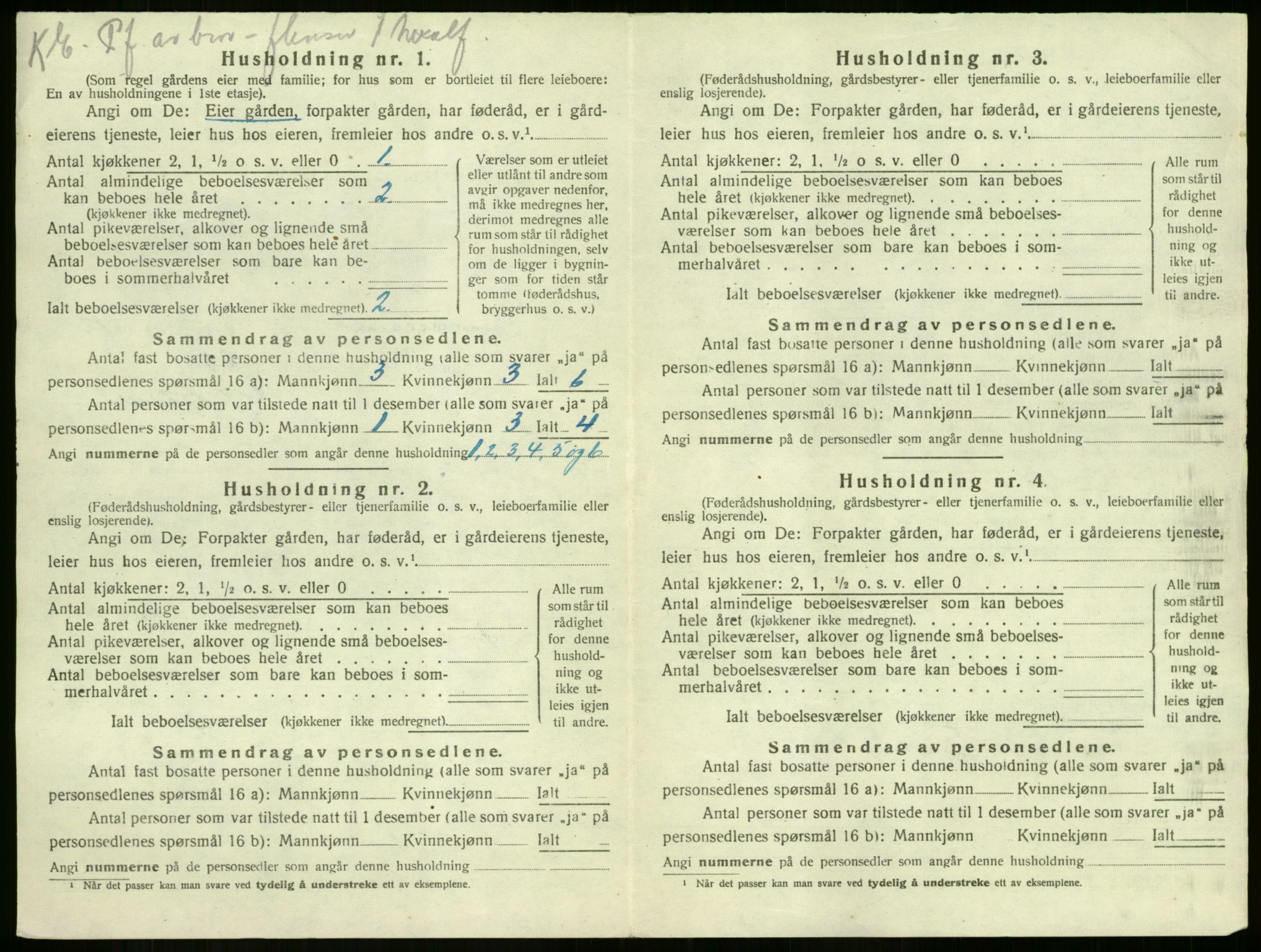 SAKO, 1920 census for Sandeherred, 1920, p. 2735