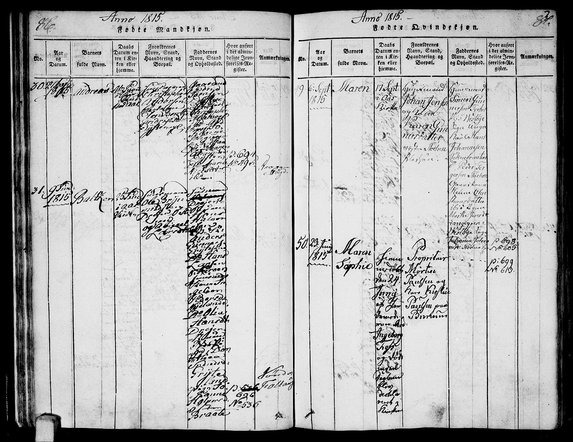 Ås prestekontor Kirkebøker, SAO/A-10894/F/Fa/L0003: Parish register (official) no. I 3, 1814-1818, p. 86-87