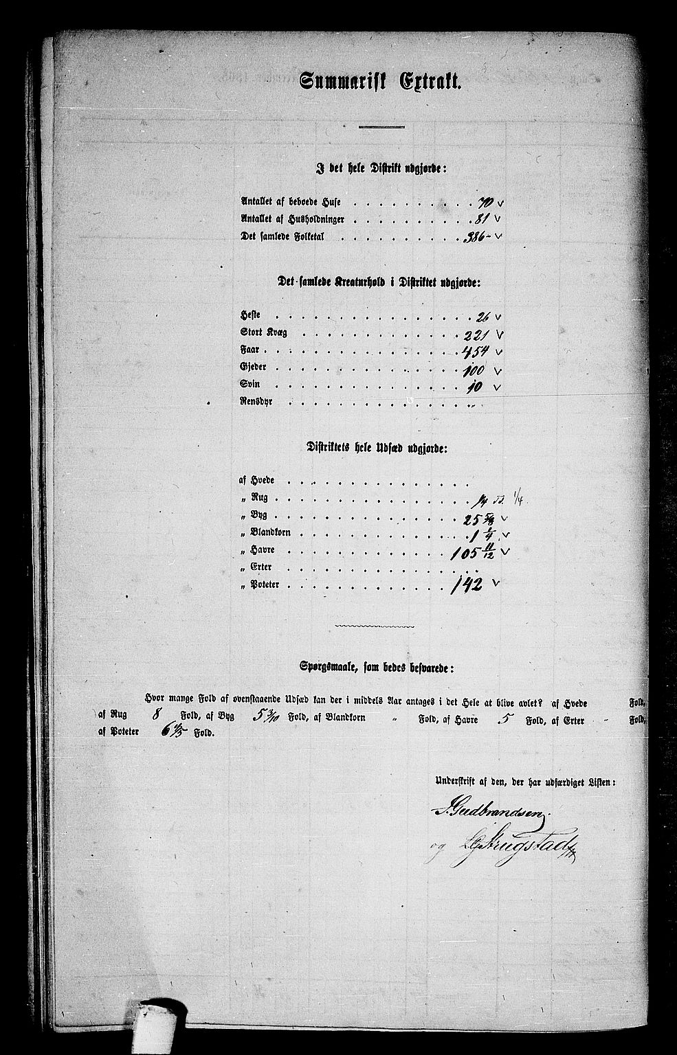 RA, 1865 census for Kolvereid, 1865, p. 38