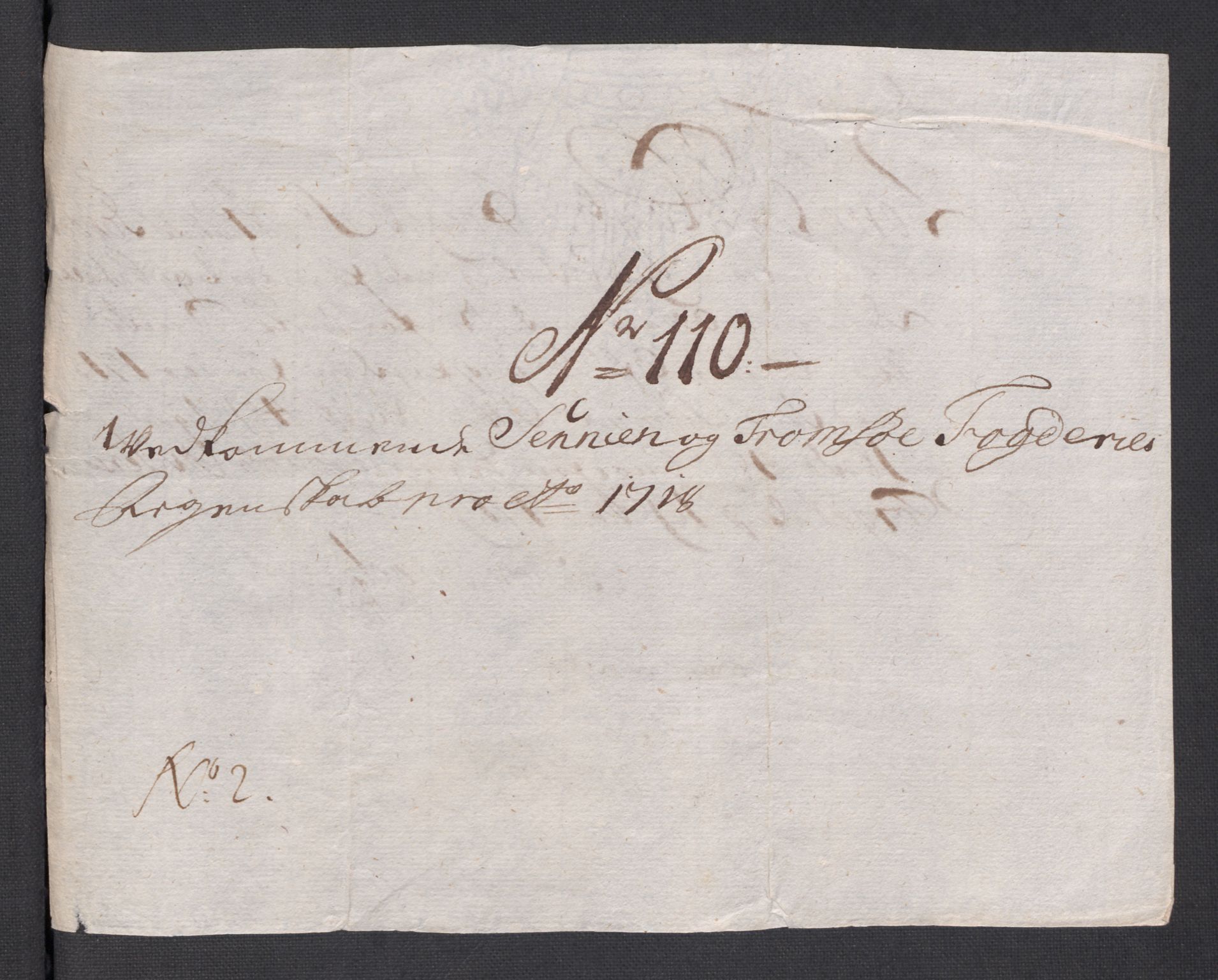 Rentekammeret inntil 1814, Reviderte regnskaper, Fogderegnskap, AV/RA-EA-4092/R68/L4764: Fogderegnskap Senja og Troms, 1718, p. 444