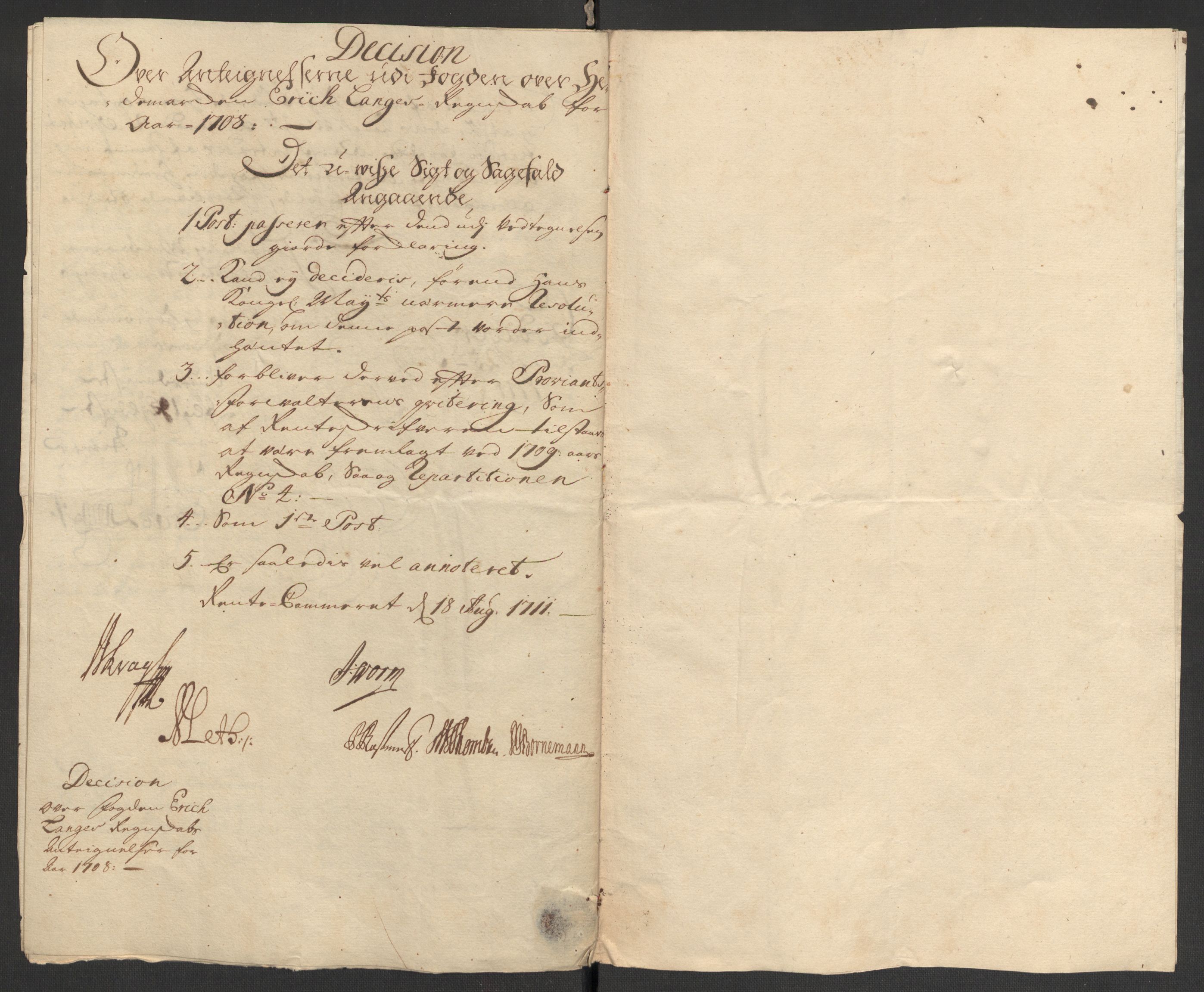 Rentekammeret inntil 1814, Reviderte regnskaper, Fogderegnskap, AV/RA-EA-4092/R16/L1044: Fogderegnskap Hedmark, 1708, p. 312