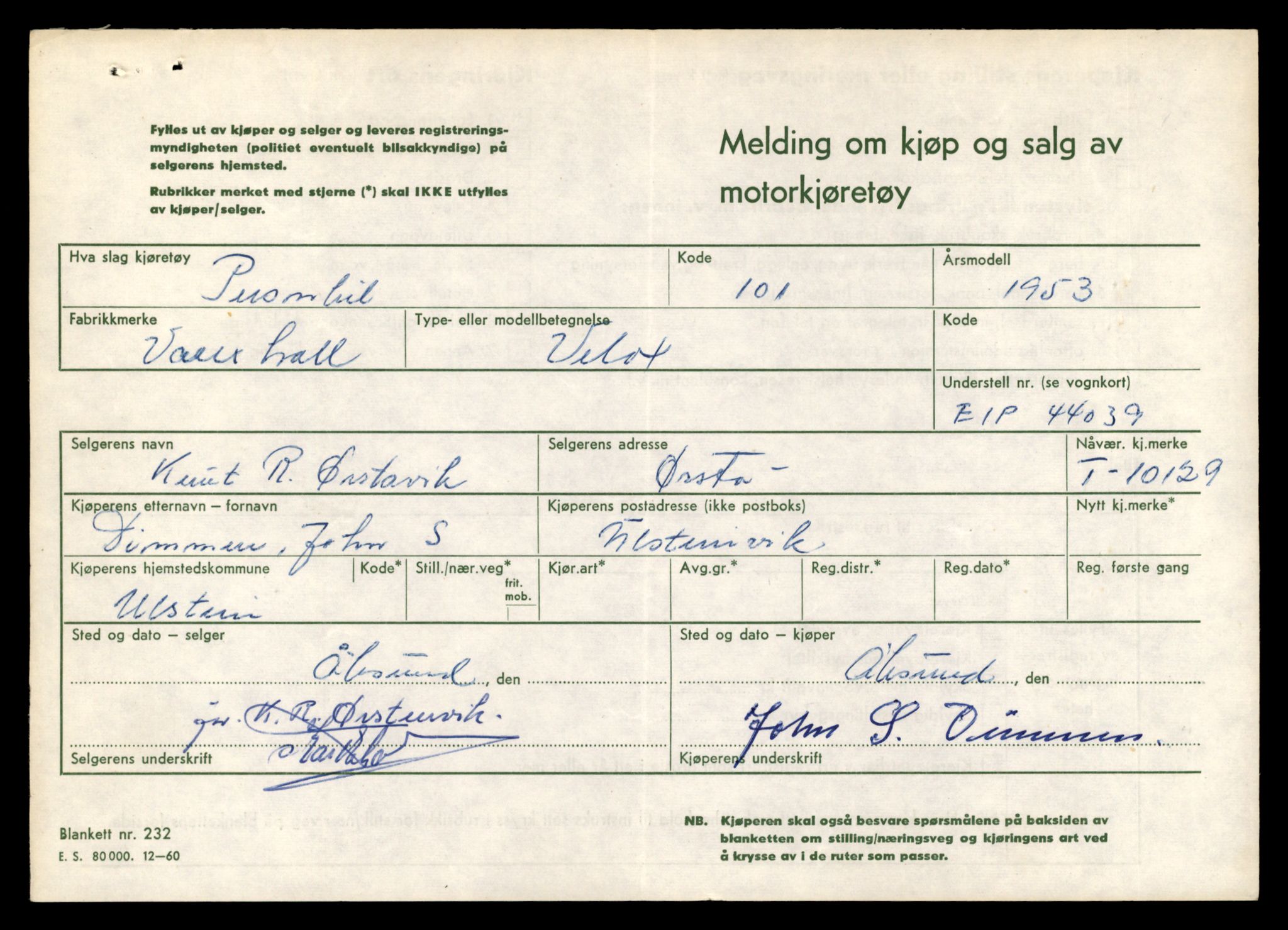 Møre og Romsdal vegkontor - Ålesund trafikkstasjon, AV/SAT-A-4099/F/Fe/L0018: Registreringskort for kjøretøy T 10091 - T 10227, 1927-1998, p. 1005