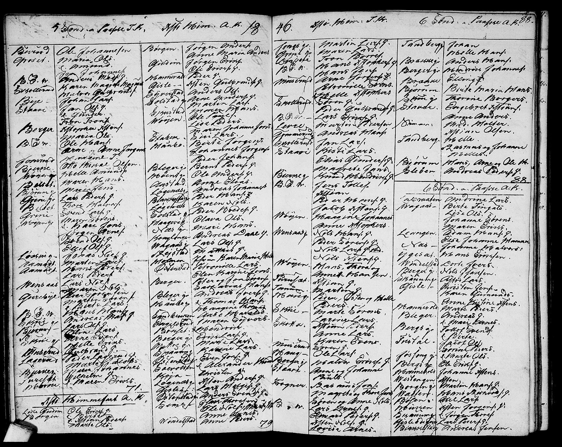 Asker prestekontor Kirkebøker, AV/SAO-A-10256a/F/Fa/L0005: Parish register (official) no. I 5, 1807-1813, p. 88