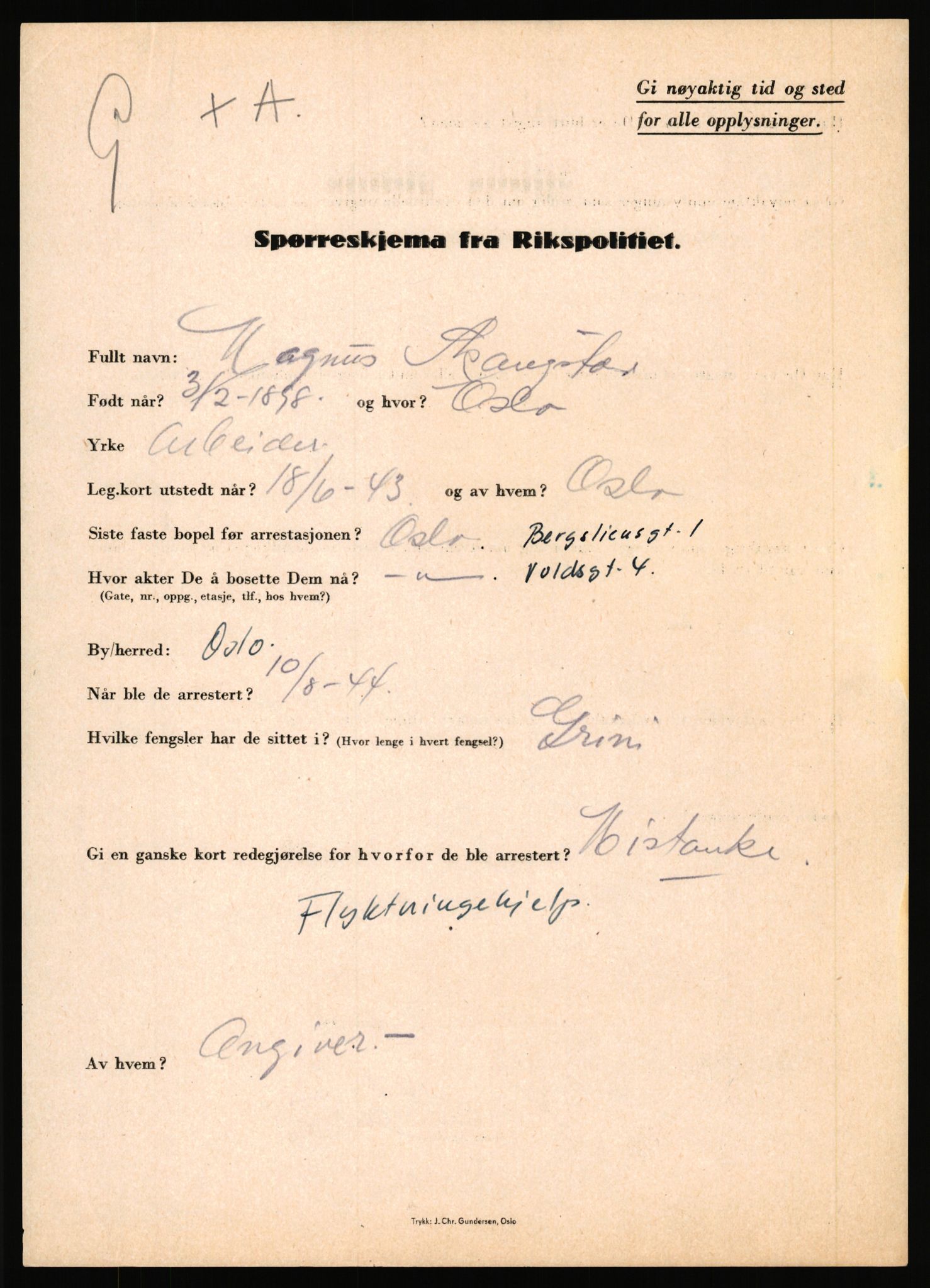 Rikspolitisjefen, AV/RA-S-1560/L/L0015: Scharff, Carlo Max - Stephensen, Gudrun, 1940-1945, p. 332