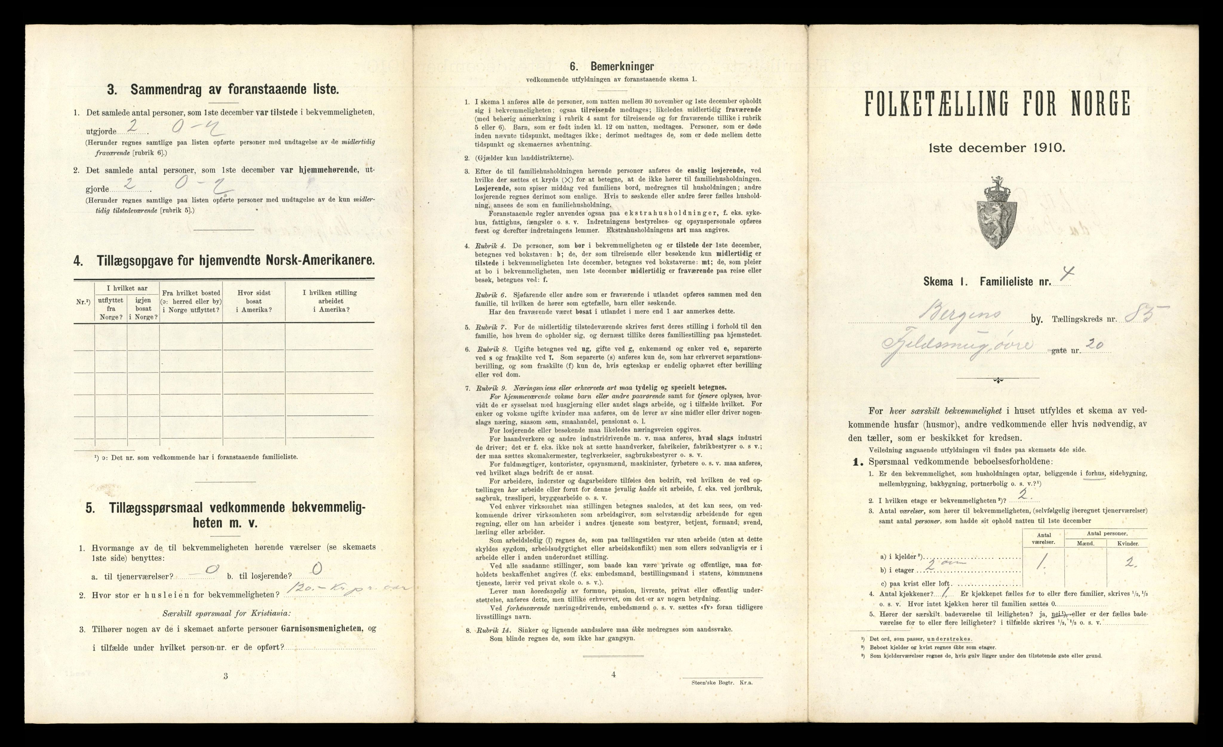 RA, 1910 census for Bergen, 1910, p. 30115