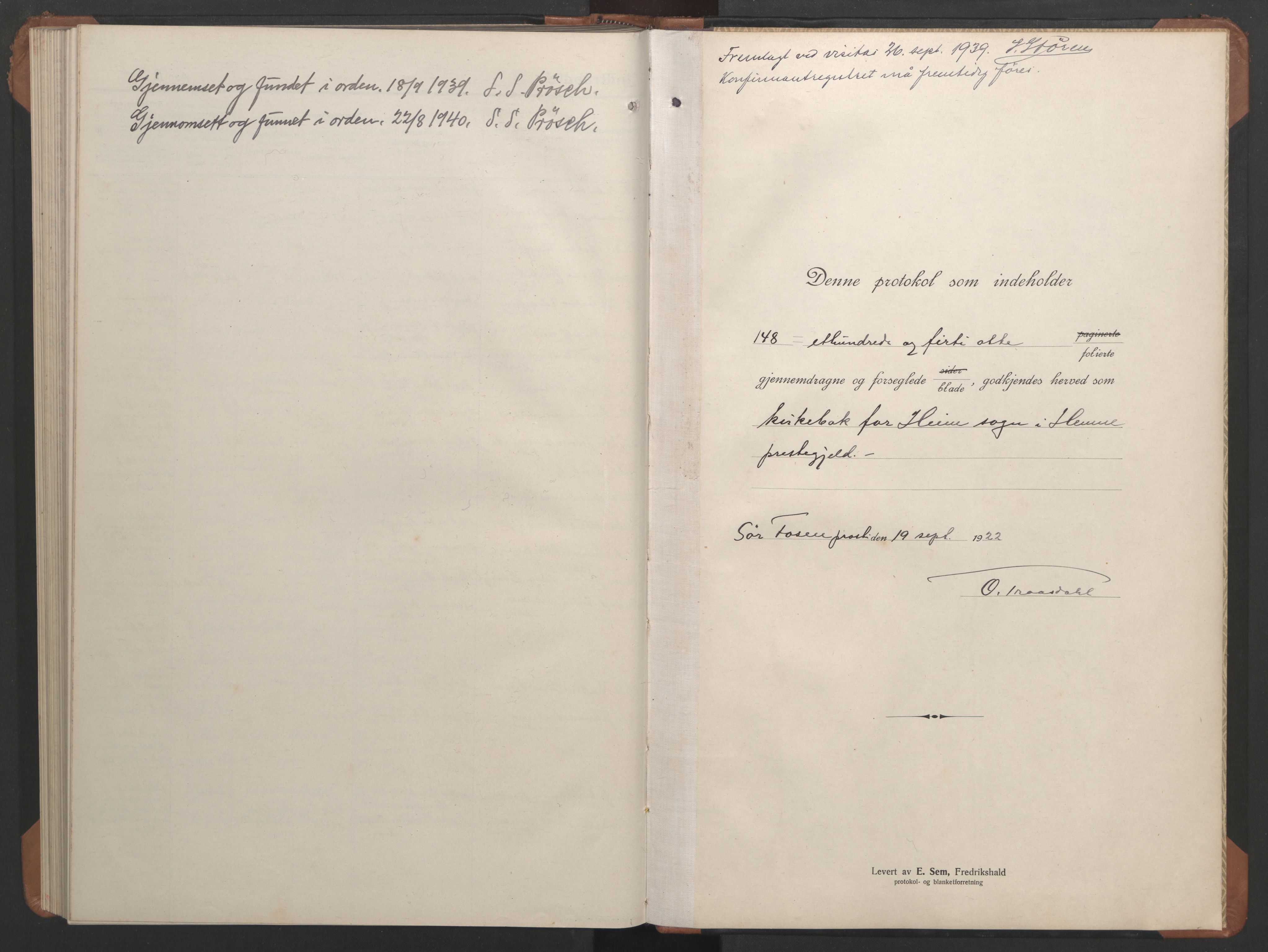 Ministerialprotokoller, klokkerbøker og fødselsregistre - Sør-Trøndelag, SAT/A-1456/633/L0521: Parish register (copy) no. 633C03, 1921-1946, p. 141