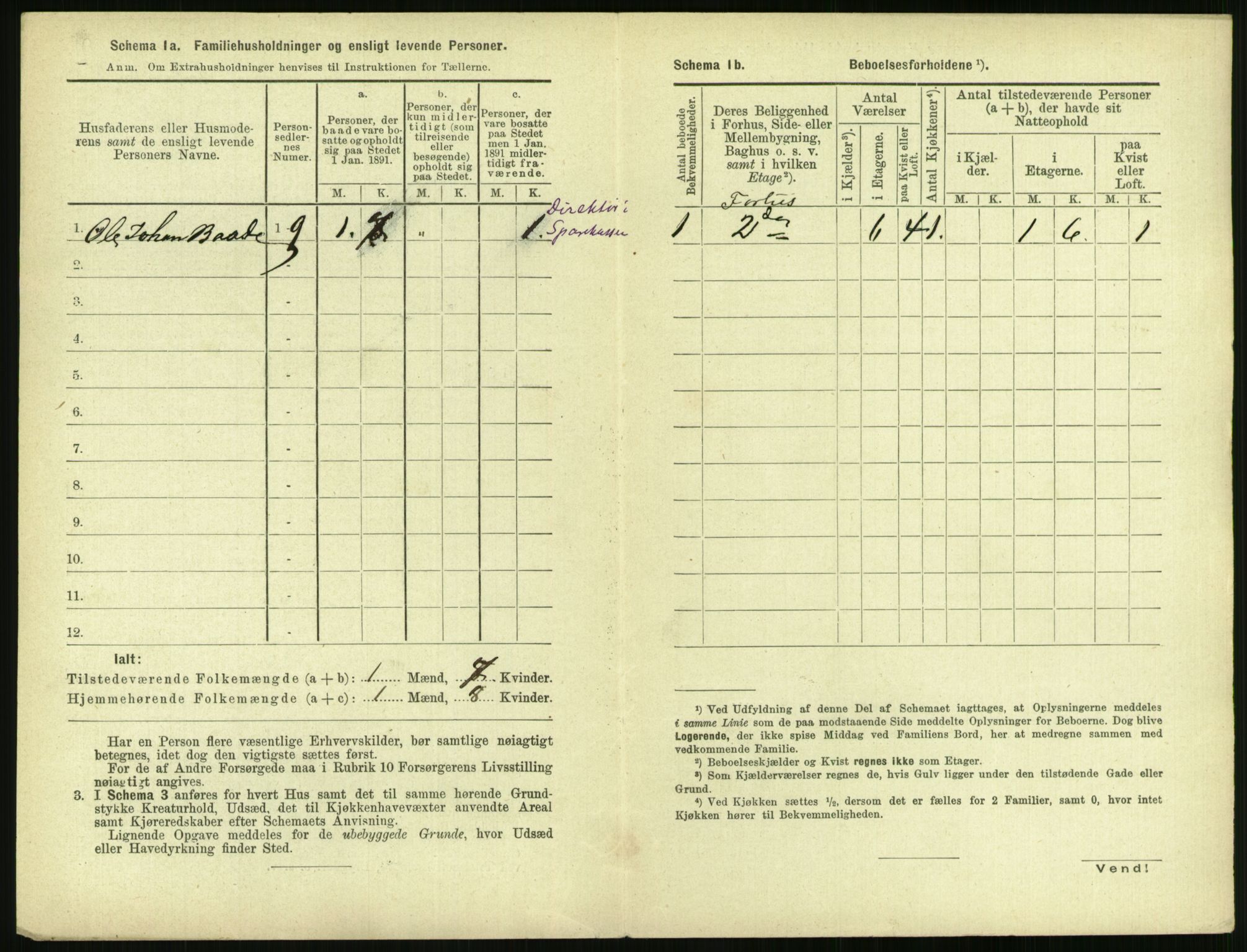 RA, 1891 census for 1103 Stavanger, 1891, p. 2168