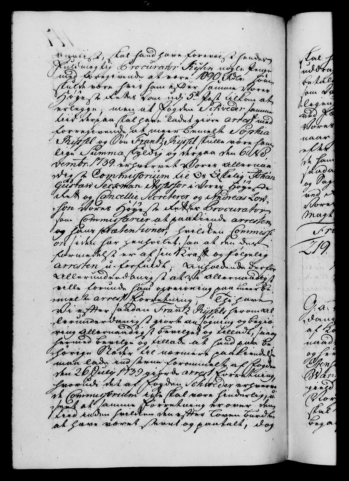 Danske Kanselli 1572-1799, AV/RA-EA-3023/F/Fc/Fca/Fcaa/L0034: Norske registre, 1745-1746, p. 147b