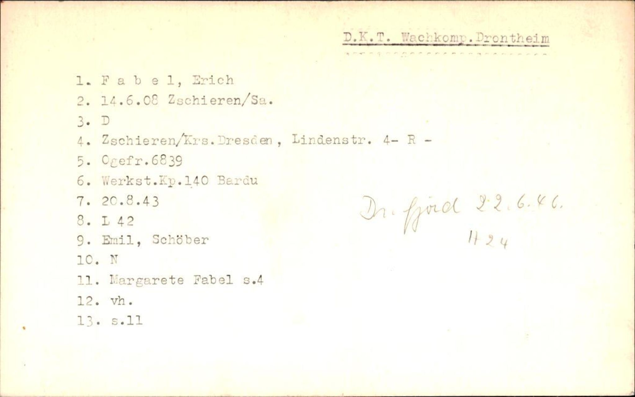 Hjemsendte tyskere , RA/RAFA-6487/D/Db/L0010: Ergel-Fyhn, 1945-1947, p. 111