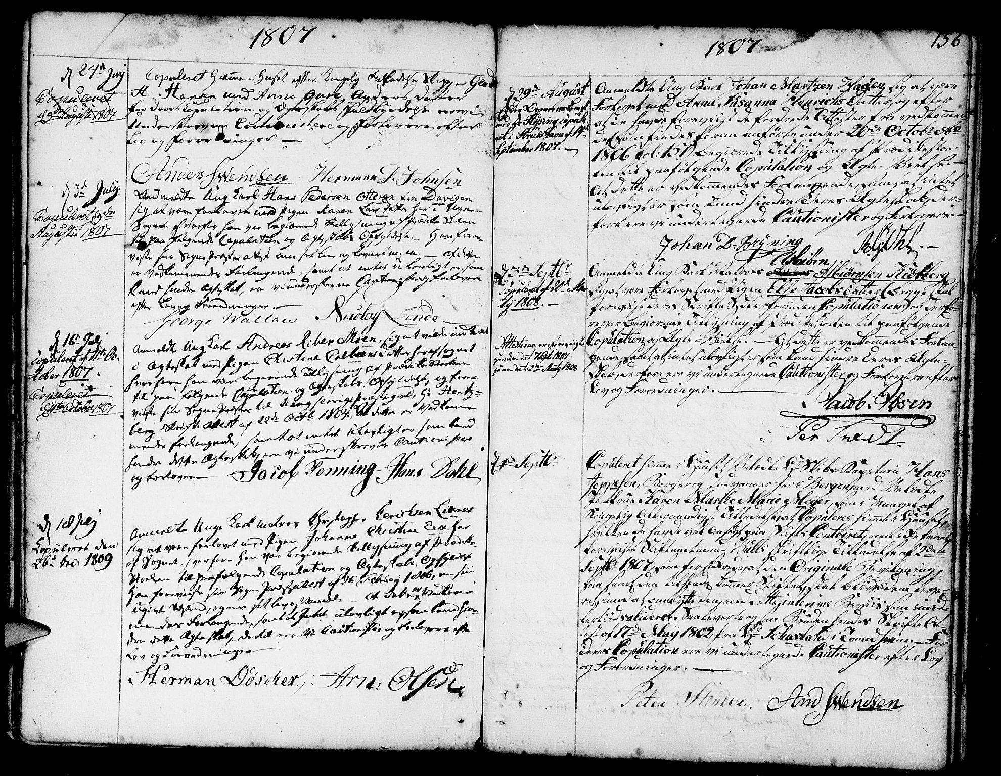 Nykirken Sokneprestembete, AV/SAB-A-77101/H/Haa/L0008: Parish register (official) no. A 8, 1776-1814, p. 156