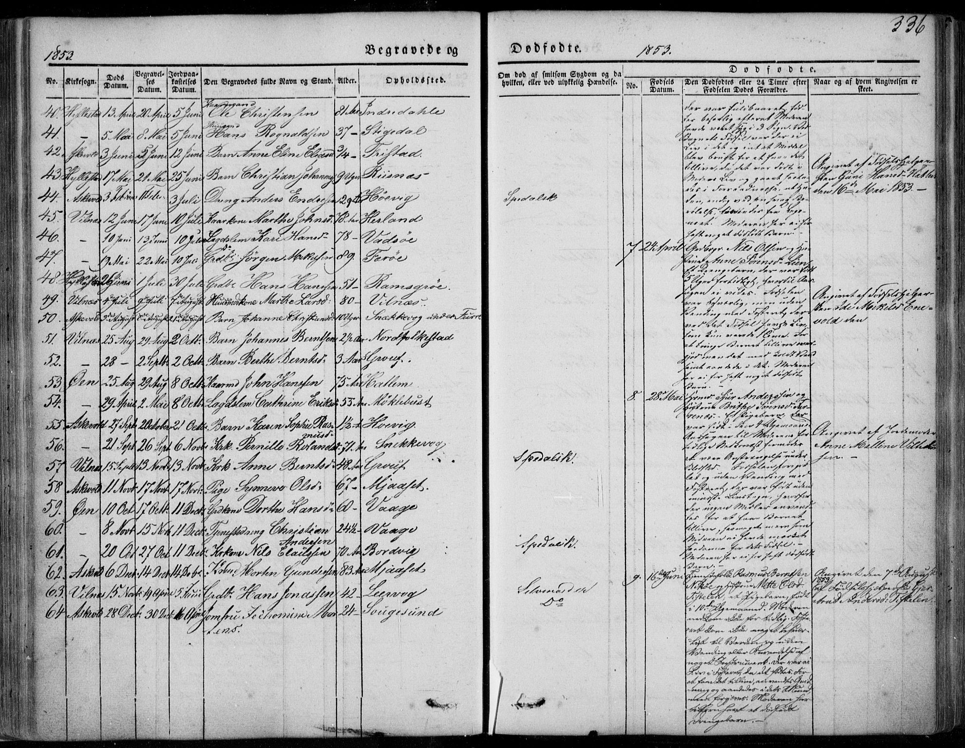 Askvoll sokneprestembete, AV/SAB-A-79501/H/Haa/Haaa/L0011/0002: Parish register (official) no. A 11 II, 1845-1878, p. 336