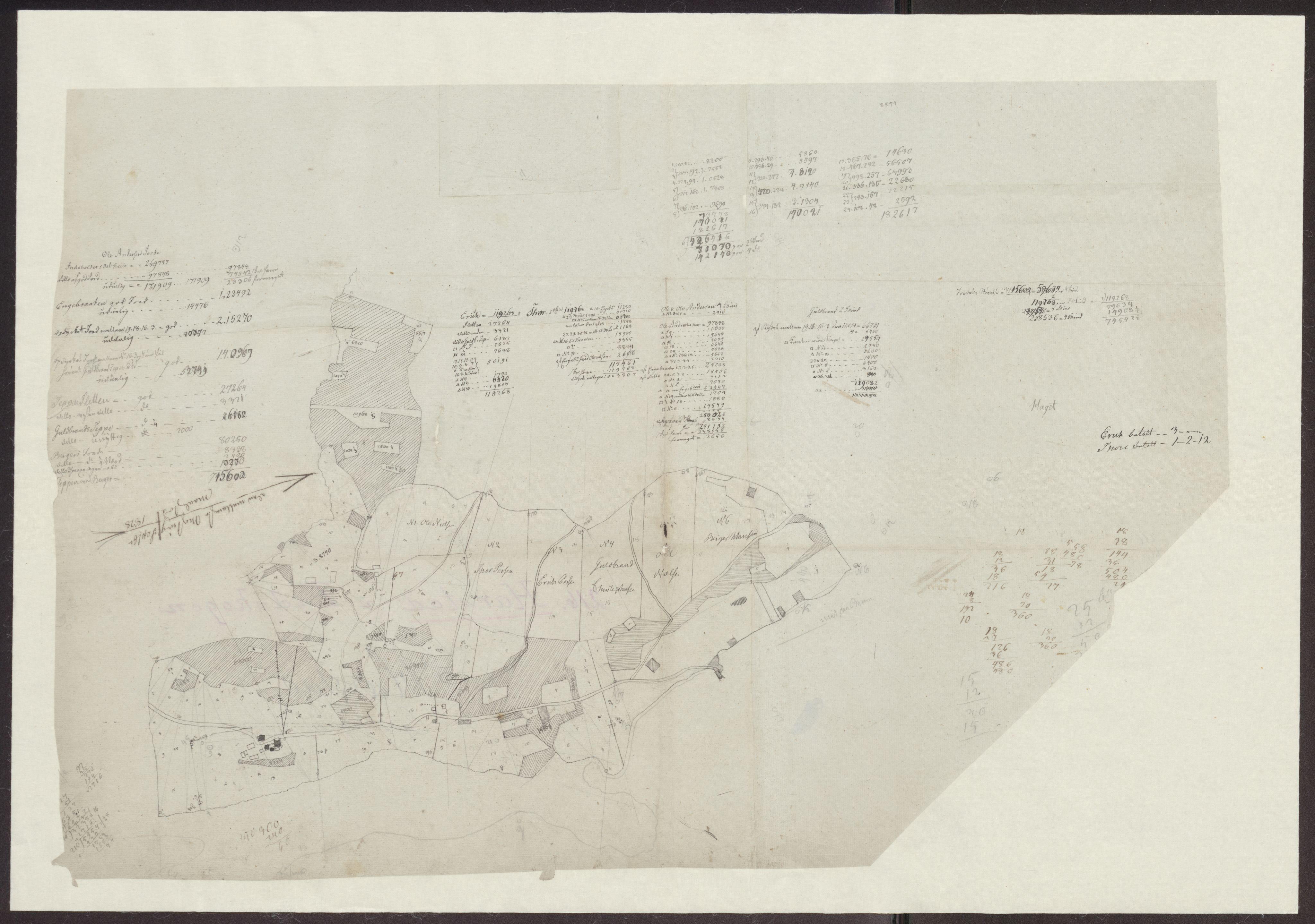 Kartsamlingen - Statsarkivet i Hamar, AV/SAH-KART-001/F/Fa/L0001: Kart, 1629-1992, p. 237