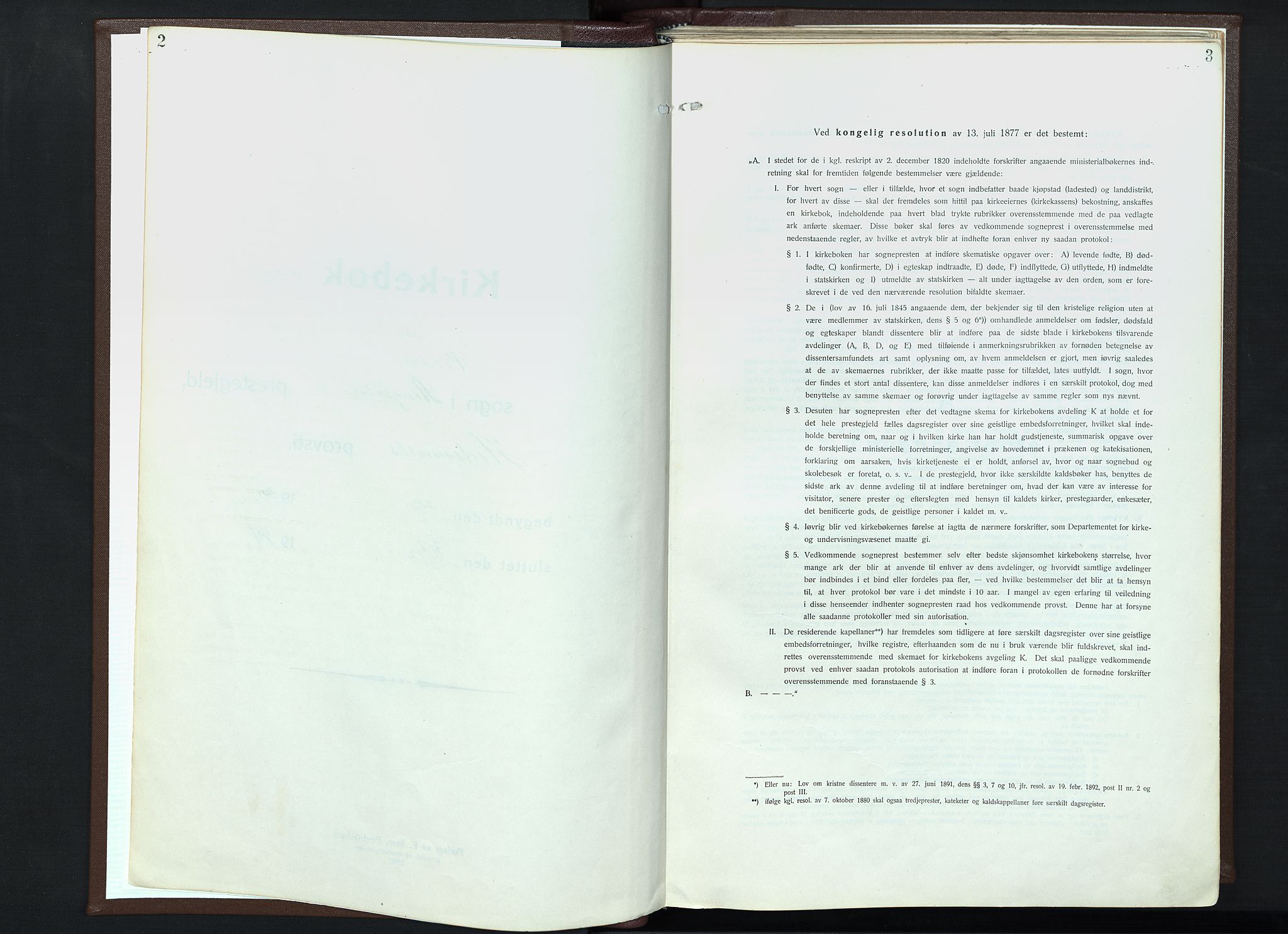 Veldre prestekontor, SAH/PREST-018/K/Ka/L0001: Parish register (official) no. 1, 1921-1934, p. 2-3