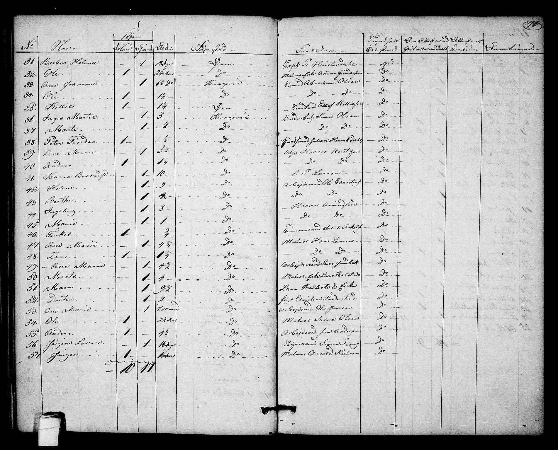Kragerø kirkebøker, SAKO/A-278/F/Fa/L0003: Parish register (official) no. 3, 1802-1813, p. 73