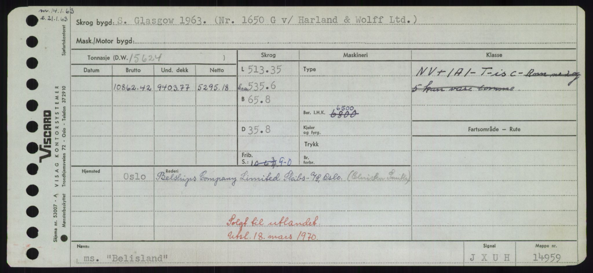 Sjøfartsdirektoratet med forløpere, Skipsmålingen, AV/RA-S-1627/H/Hd/L0003: Fartøy, B-Bev, p. 507