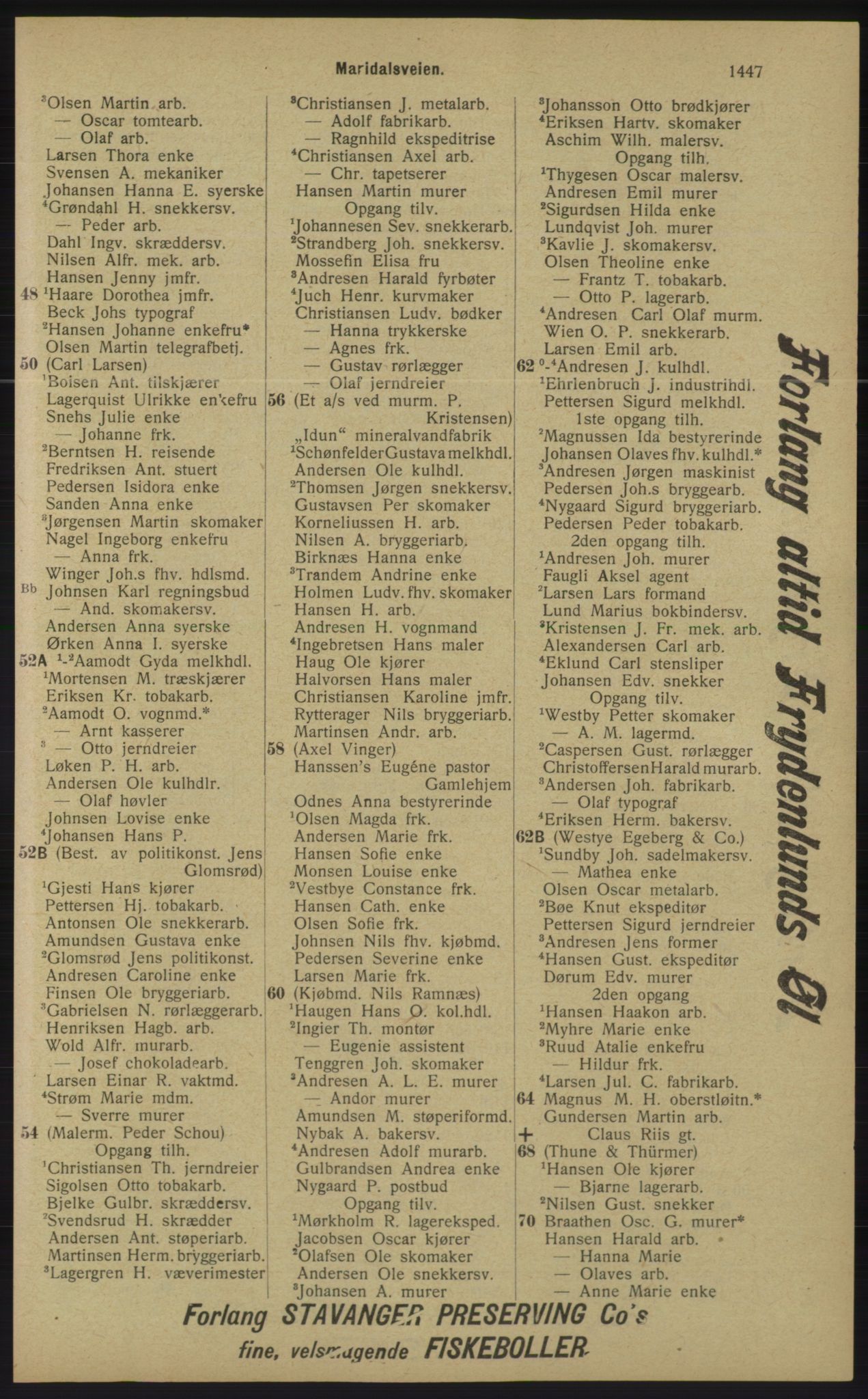 Kristiania/Oslo adressebok, PUBL/-, 1913, p. 1403