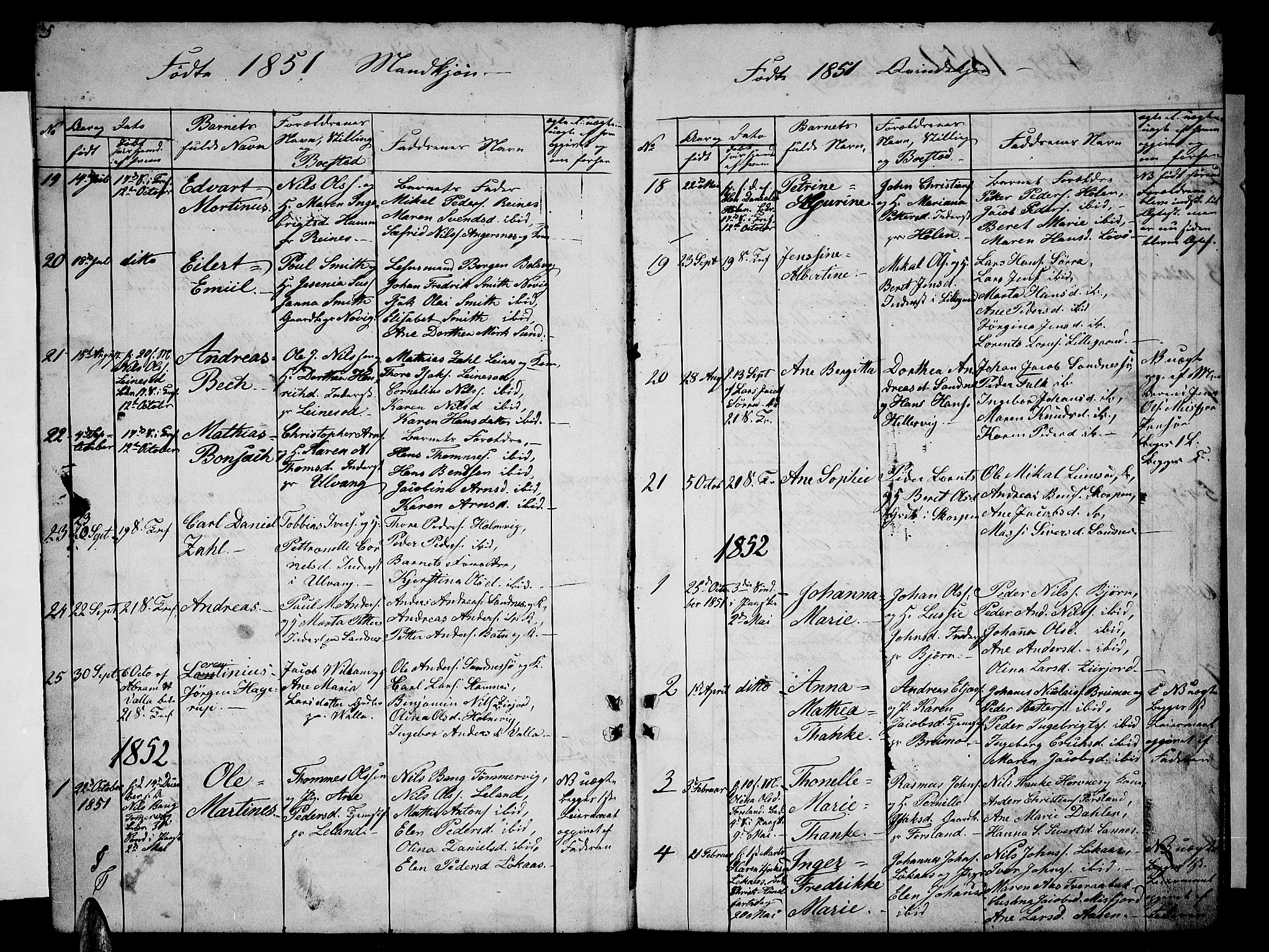 Ministerialprotokoller, klokkerbøker og fødselsregistre - Nordland, SAT/A-1459/831/L0475: Parish register (copy) no. 831C02, 1851-1865, p. 5-6