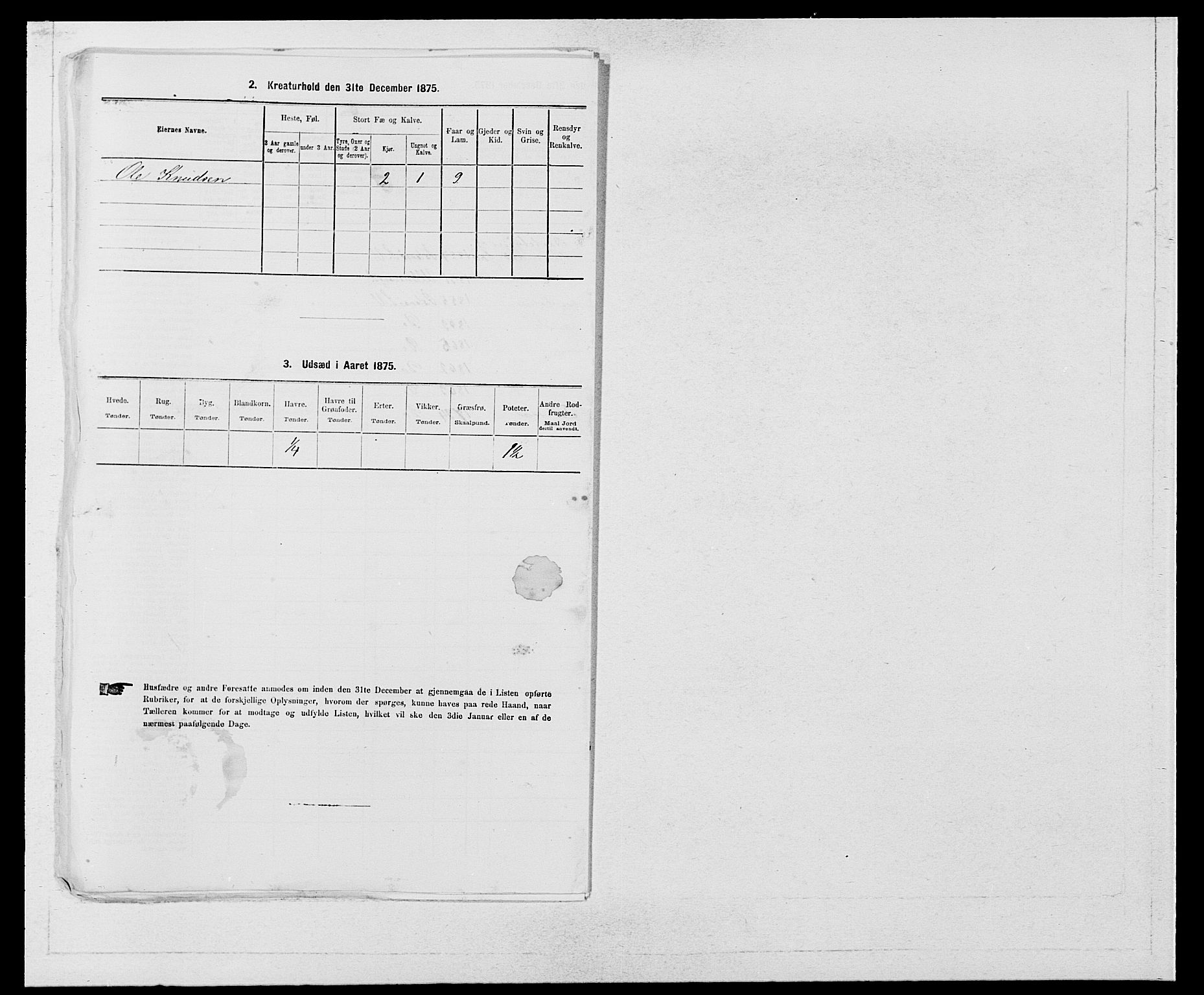 SAB, 1875 census for 1238P Vikør, 1875, p. 976