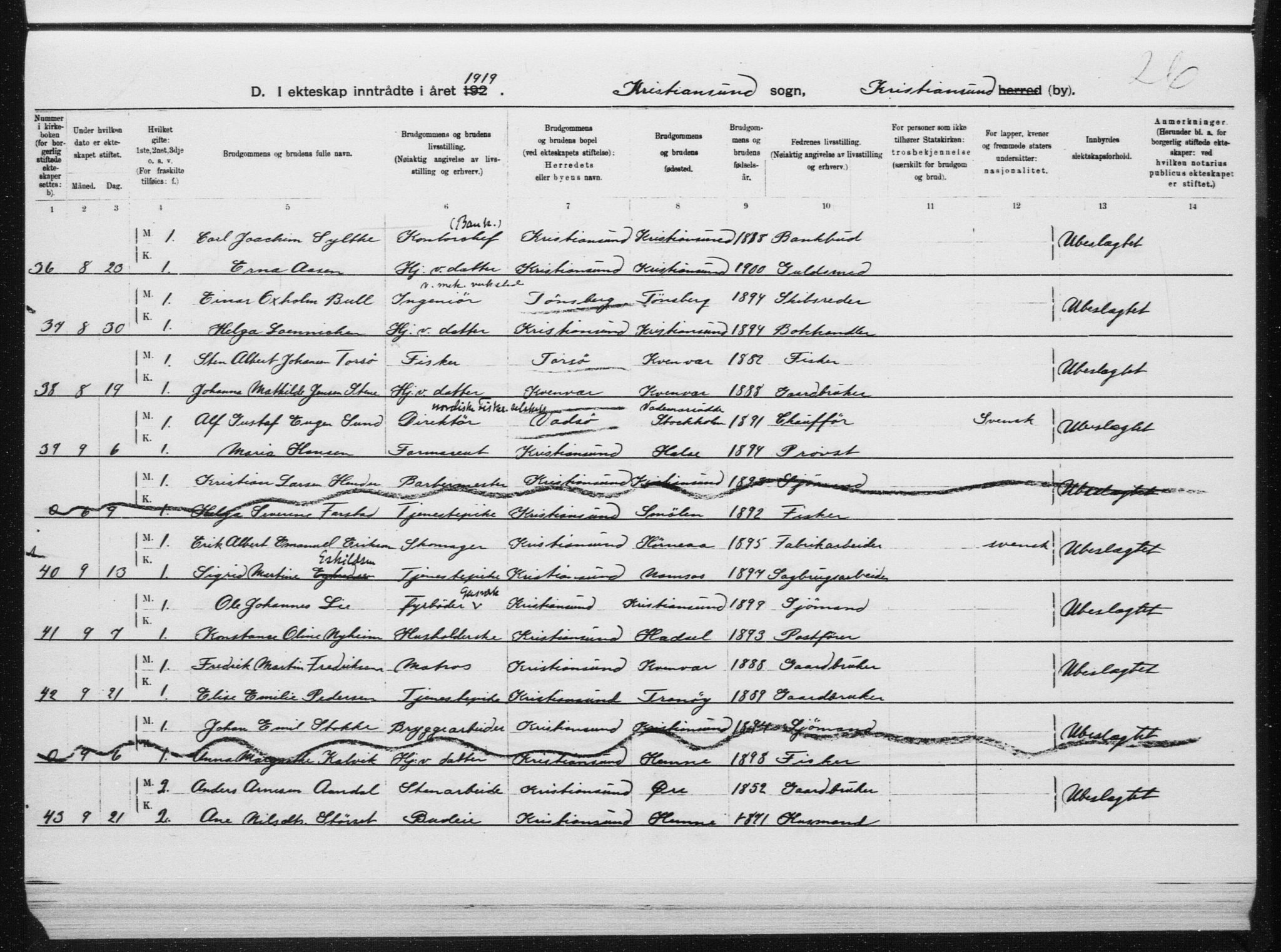 Ministerialprotokoller, klokkerbøker og fødselsregistre - Møre og Romsdal, SAT/A-1454/572/L0862: Parish register (official) no. 572D06, 1917-1935