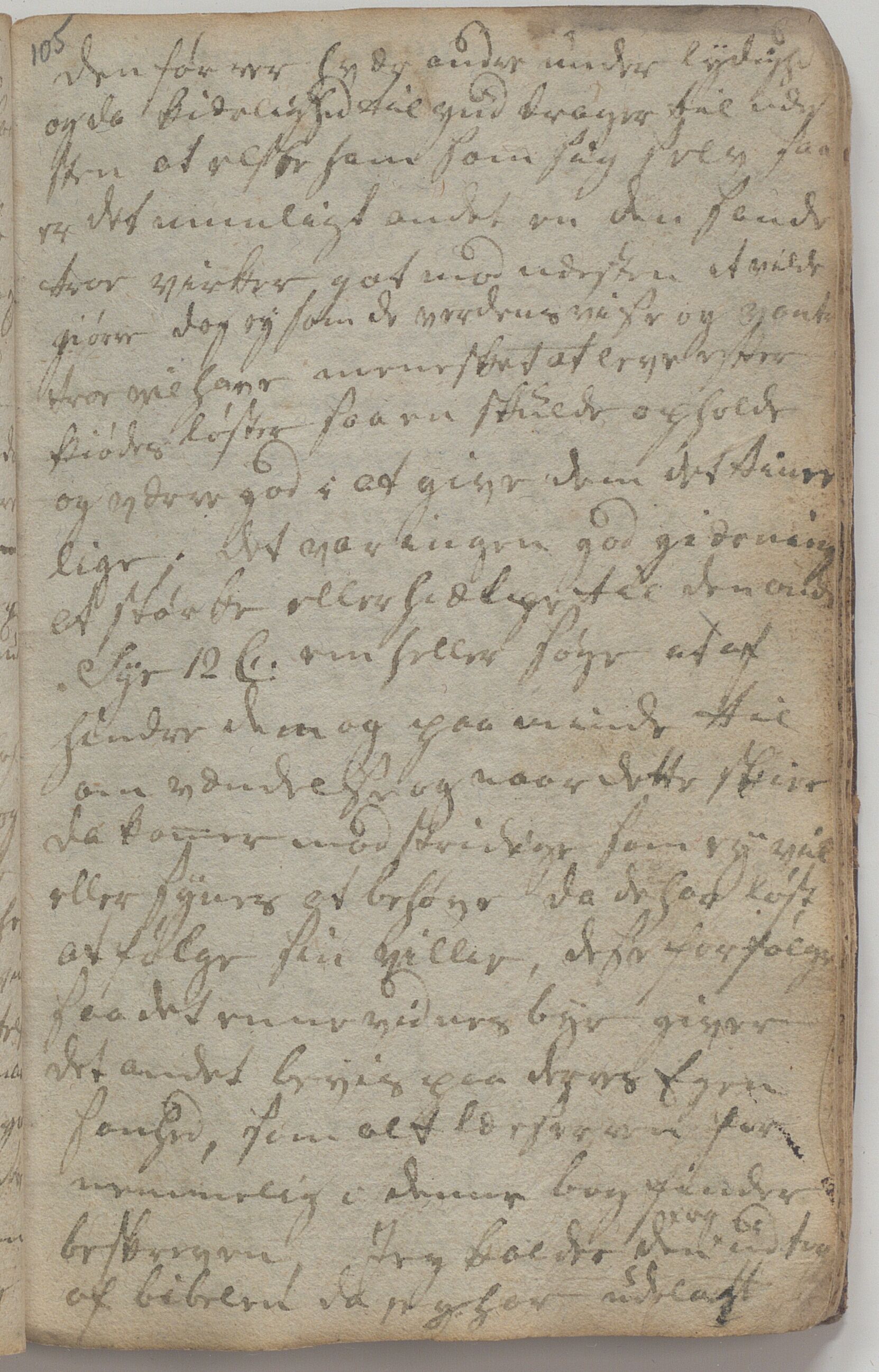 Heggtveitsamlingen, TMF/A-1007/H/L0045/0005: Brev, kopibøker, biografiske opptegnelser etc. / "Bøasæter", 1800-1820, p. 105