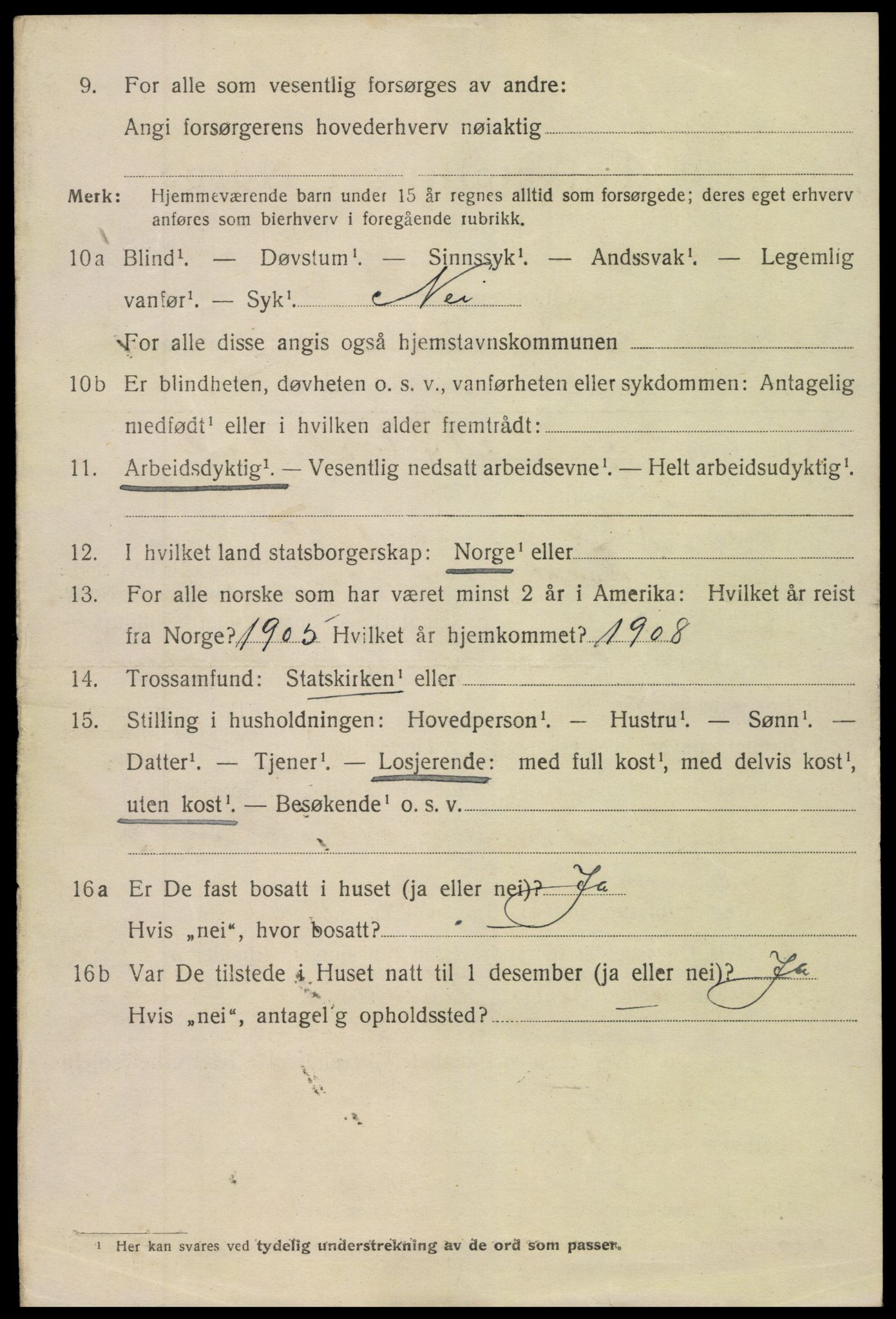 SAK, 1920 census for Grimstad, 1920, p. 4308