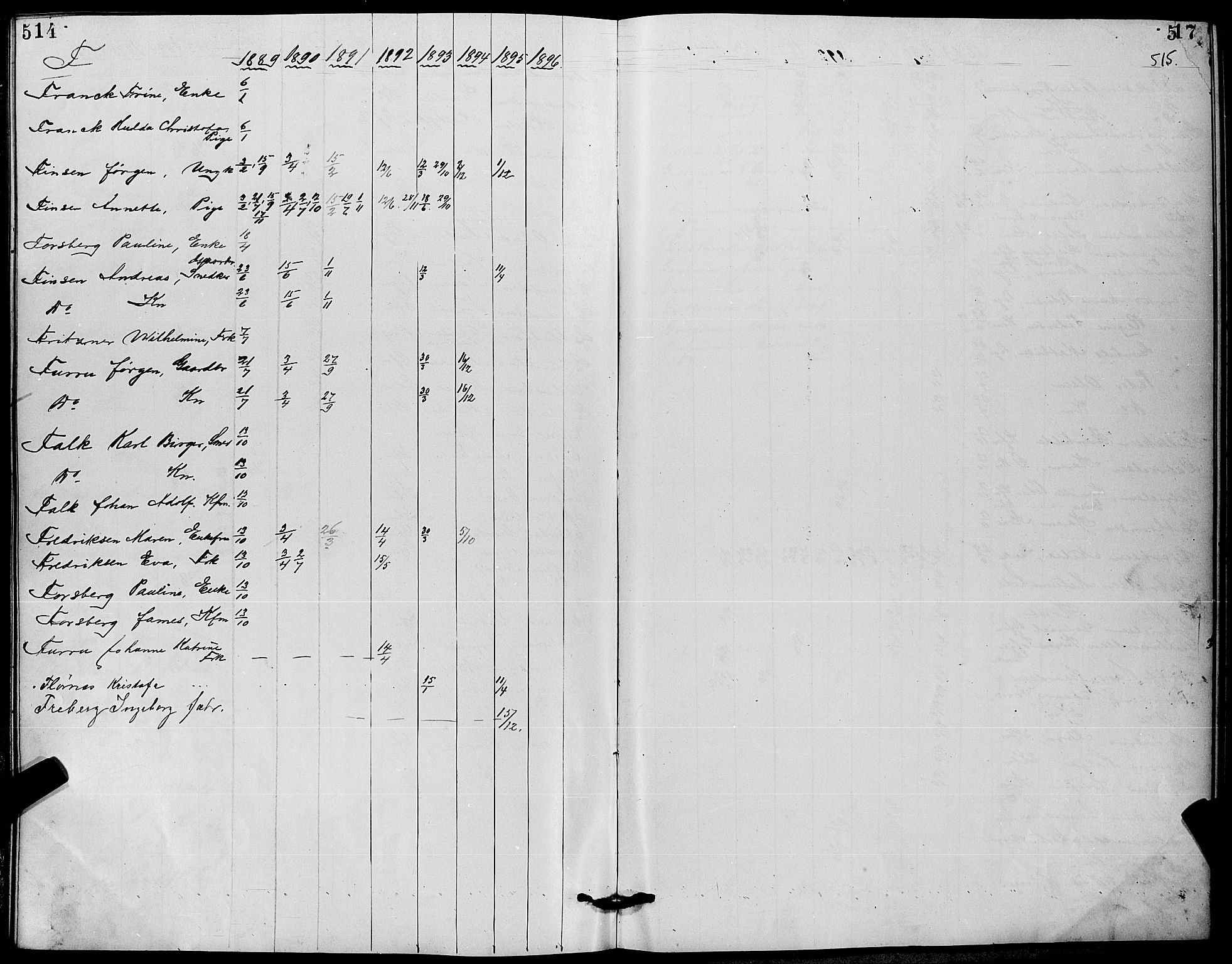 Strømm kirkebøker, AV/SAKO-A-322/G/Ga/L0002: Parish register (copy) no. I 2, 1885-1888, p. 514-515