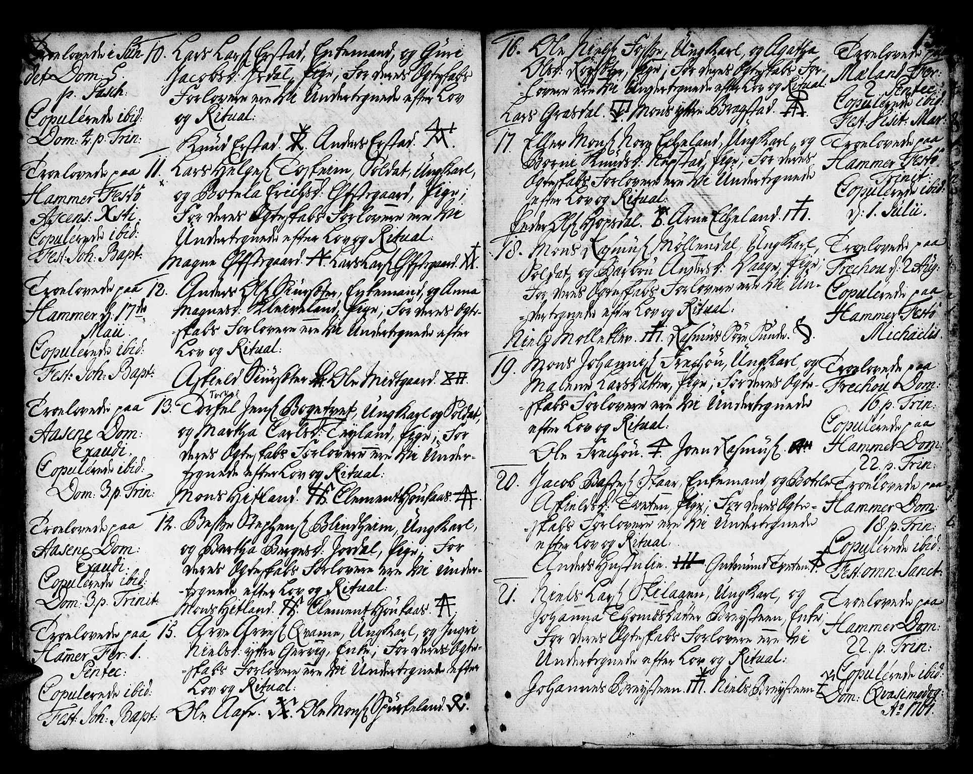 Hamre sokneprestembete, AV/SAB-A-75501/H/Ha/Haa/Haaa/L0006: Parish register (official) no. A 6, 1750-1761, p. 130