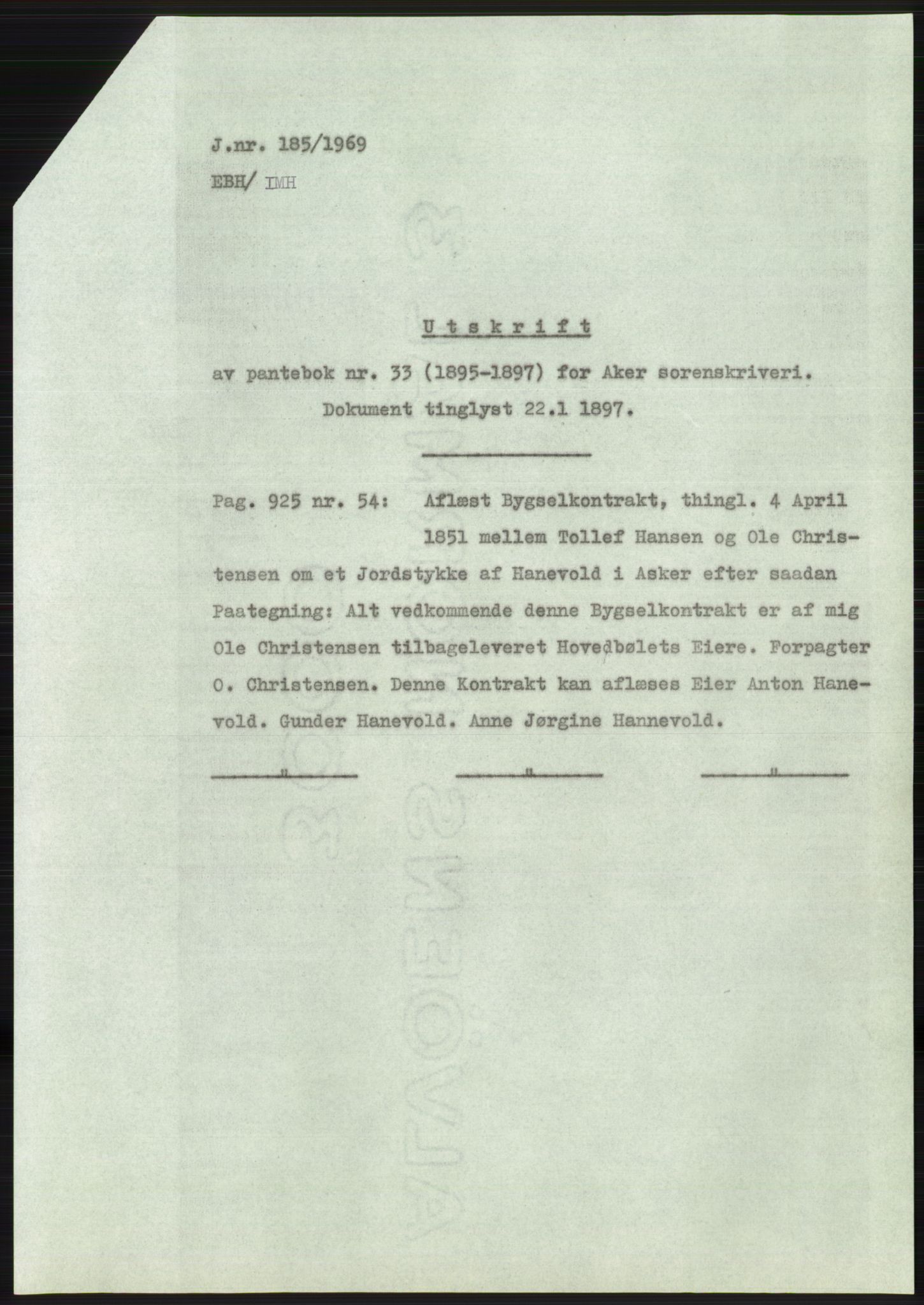 Statsarkivet i Oslo, SAO/A-10621/Z/Zd/L0028: Avskrifter, j.nr 20-2143/1969, 1969, p. 14
