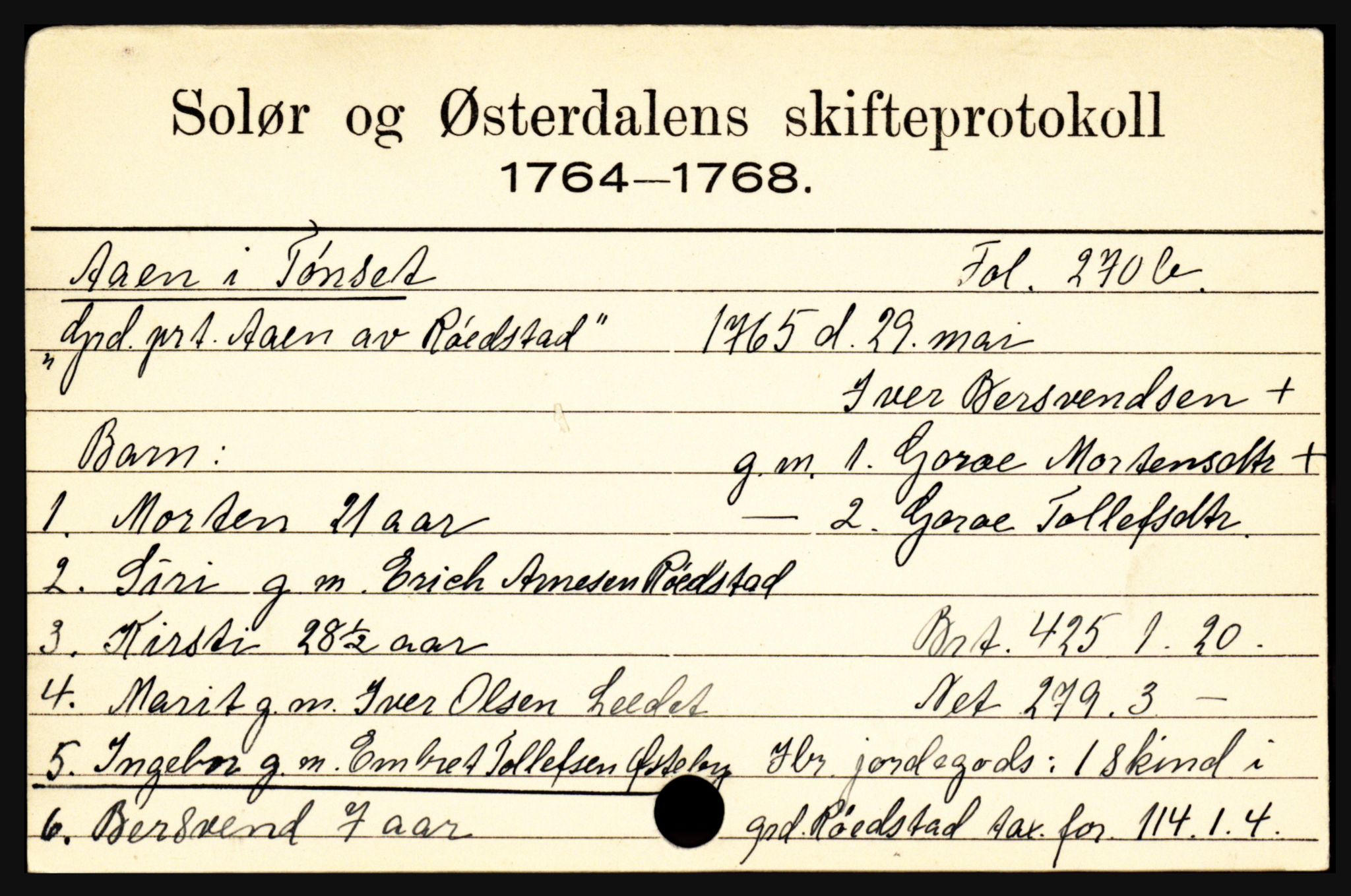 Solør og Østerdalen sorenskriveri, AV/SAH-TING-024/J, 1716-1774, p. 7415