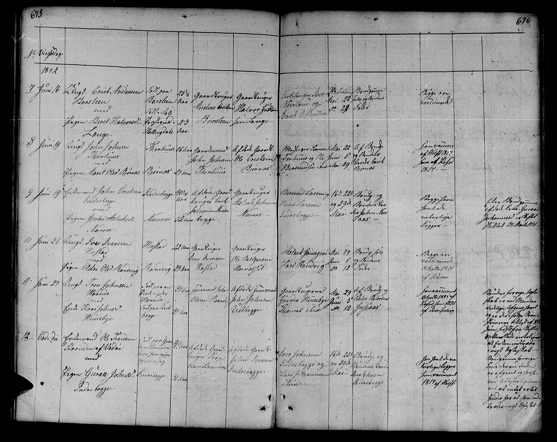 Ministerialprotokoller, klokkerbøker og fødselsregistre - Møre og Romsdal, AV/SAT-A-1454/551/L0624: Parish register (official) no. 551A04, 1831-1845, p. 675-676