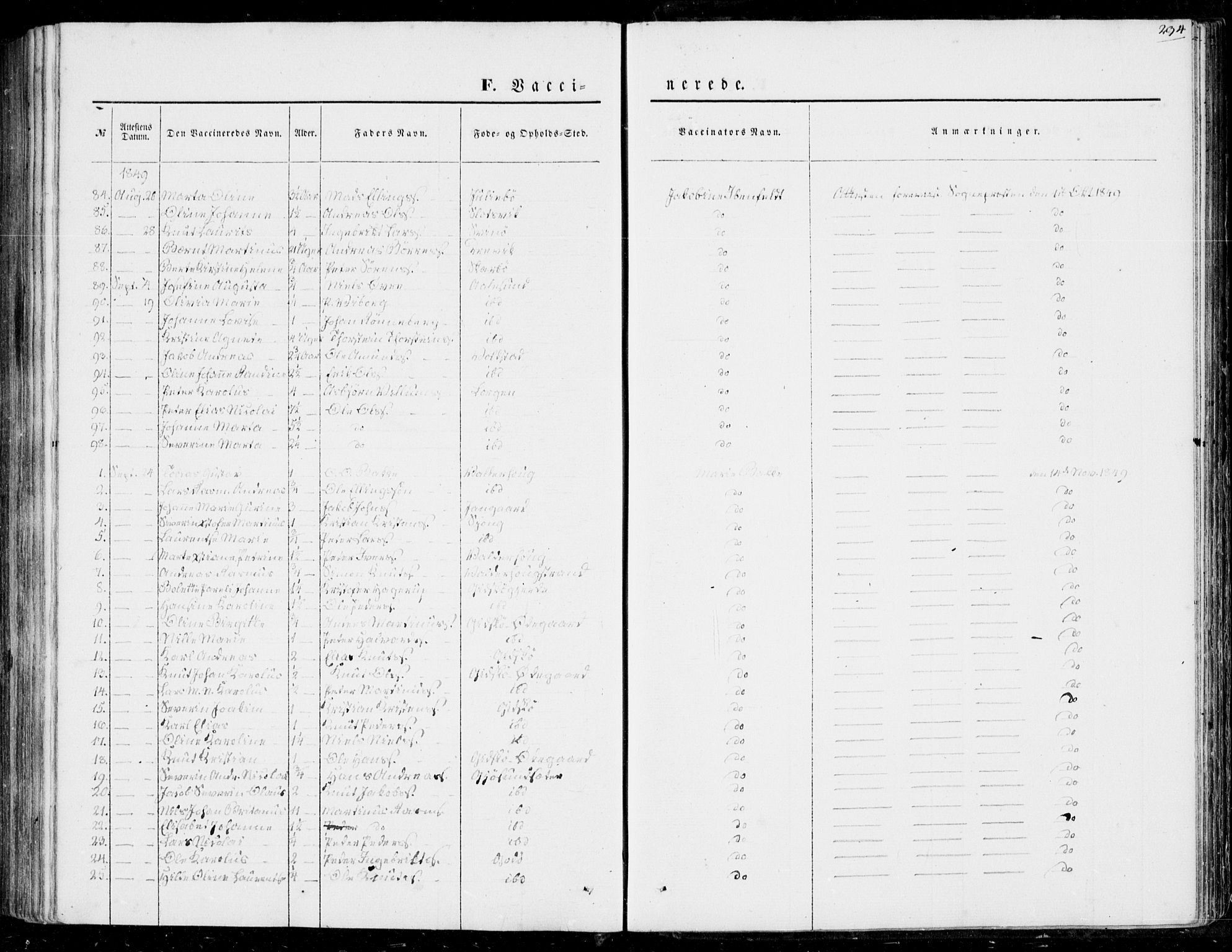 Ministerialprotokoller, klokkerbøker og fødselsregistre - Møre og Romsdal, AV/SAT-A-1454/528/L0397: Parish register (official) no. 528A08, 1848-1858, p. 294