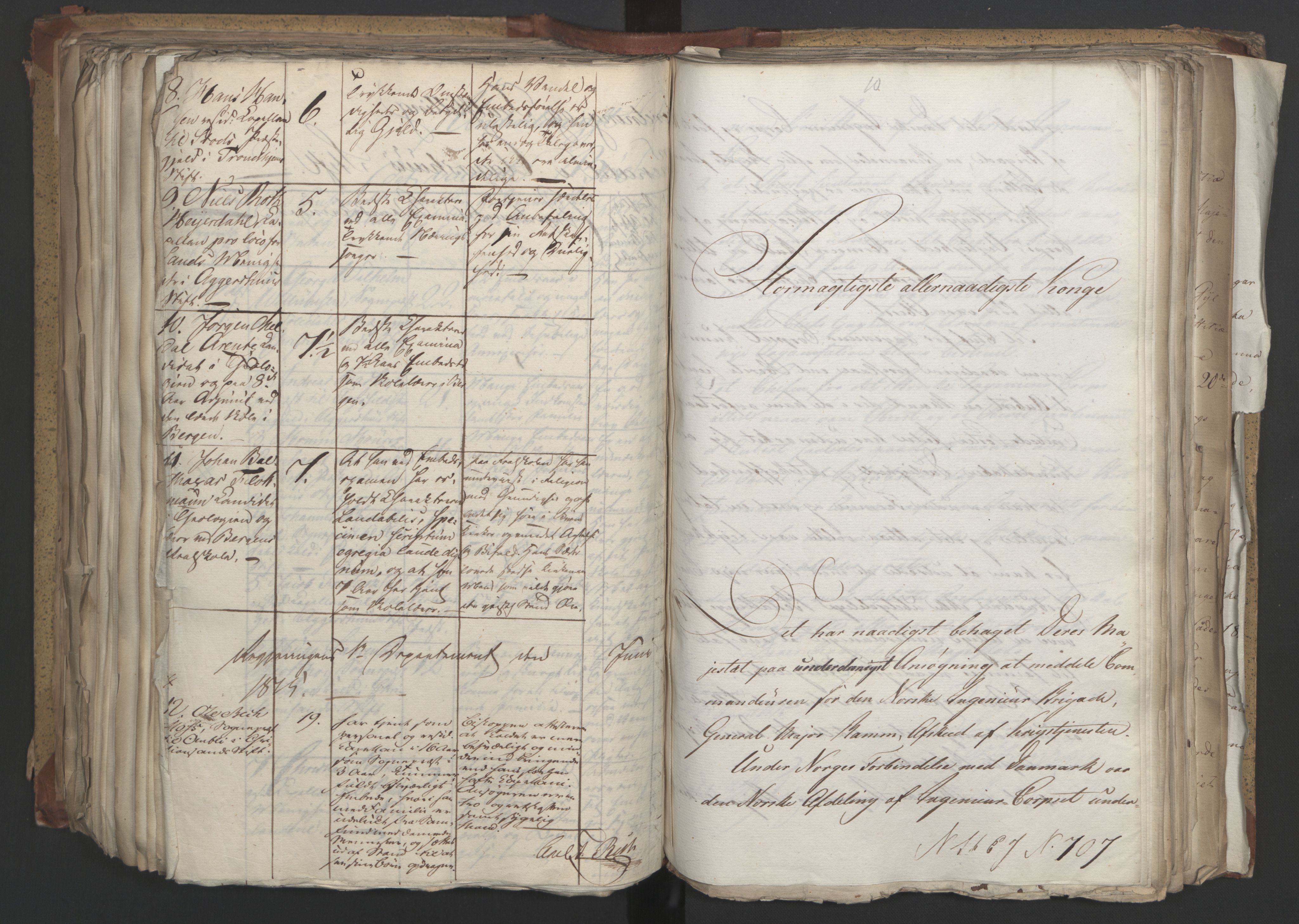 Statsrådsavdelingen i Stockholm, AV/RA-S-1003/D/Da/L0003: Regjeringsinnstillinger nr. 519-787, 1815, p. 395