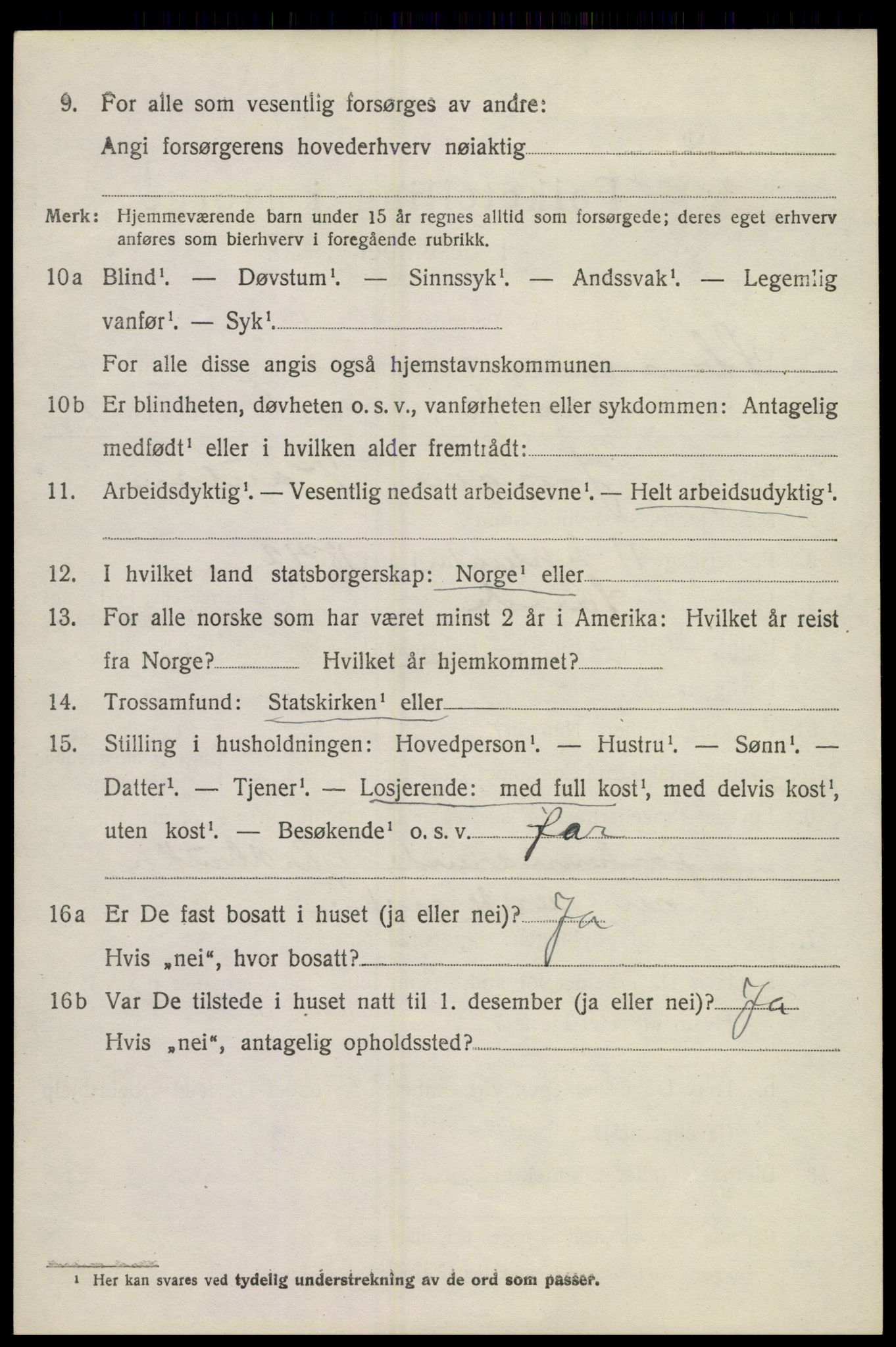 SAKO, 1920 census for Strømm, 1920, p. 2014