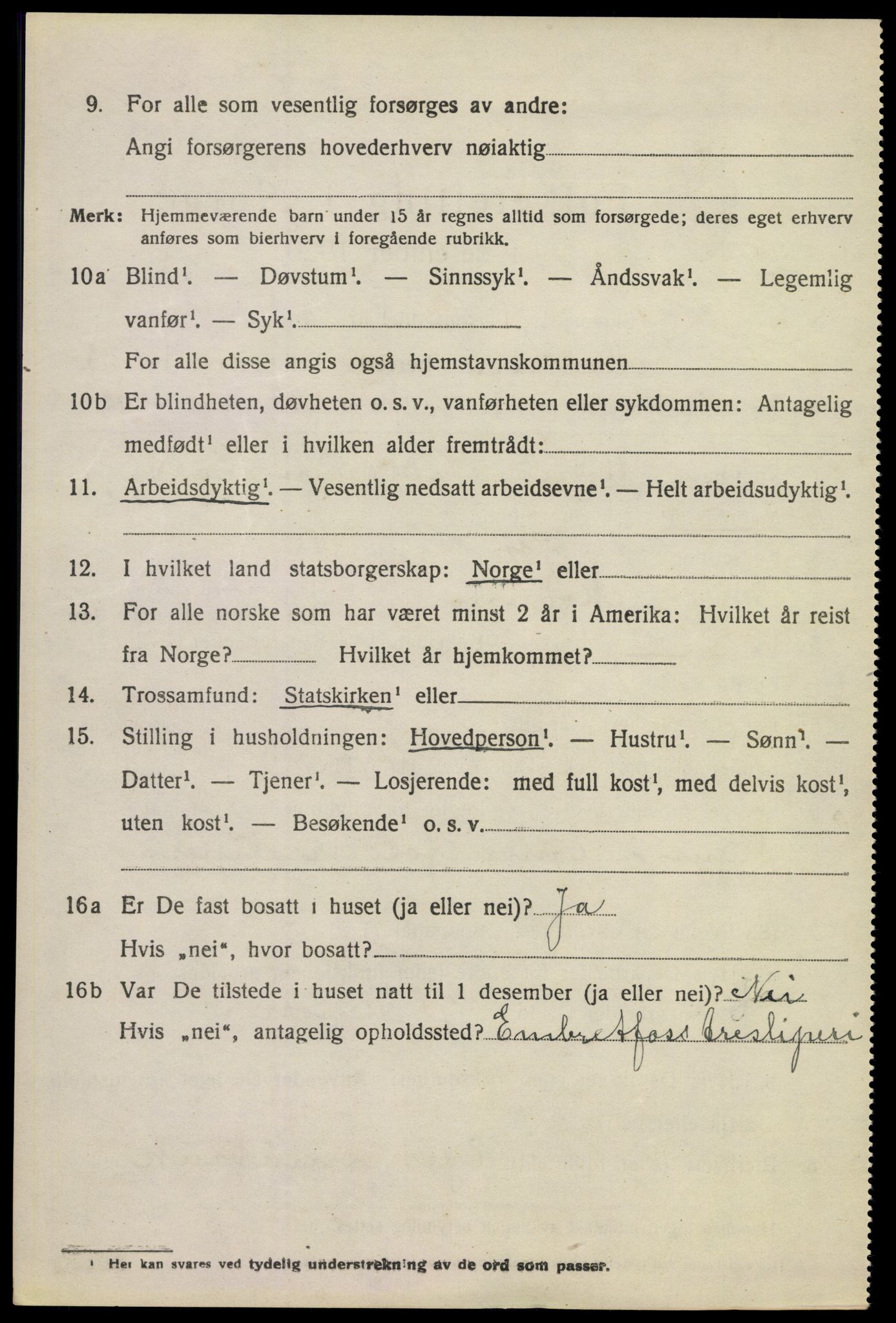 SAKO, 1920 census for Modum, 1920, p. 23454