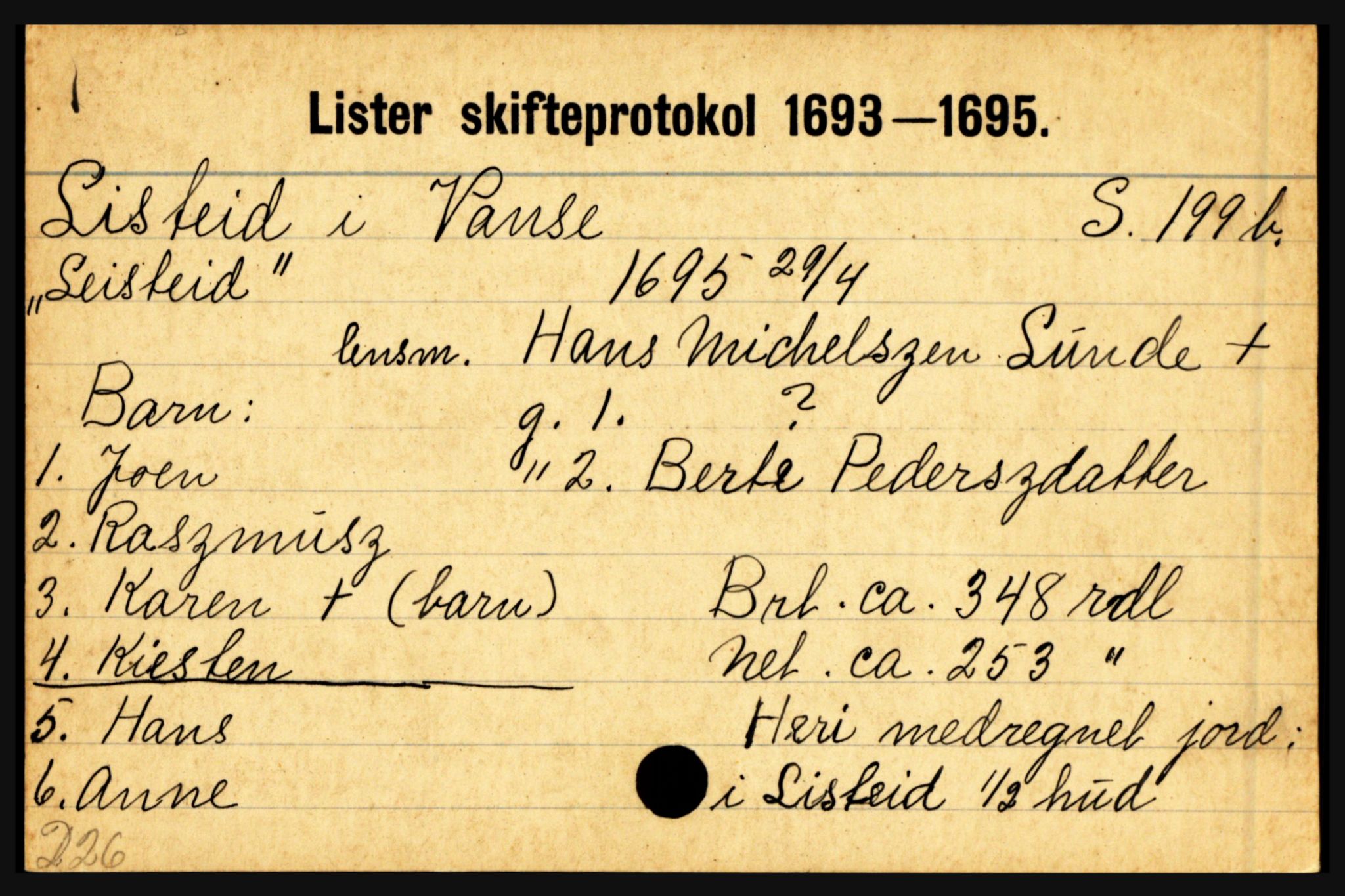 Lister sorenskriveri, AV/SAK-1221-0003/H, p. 23861