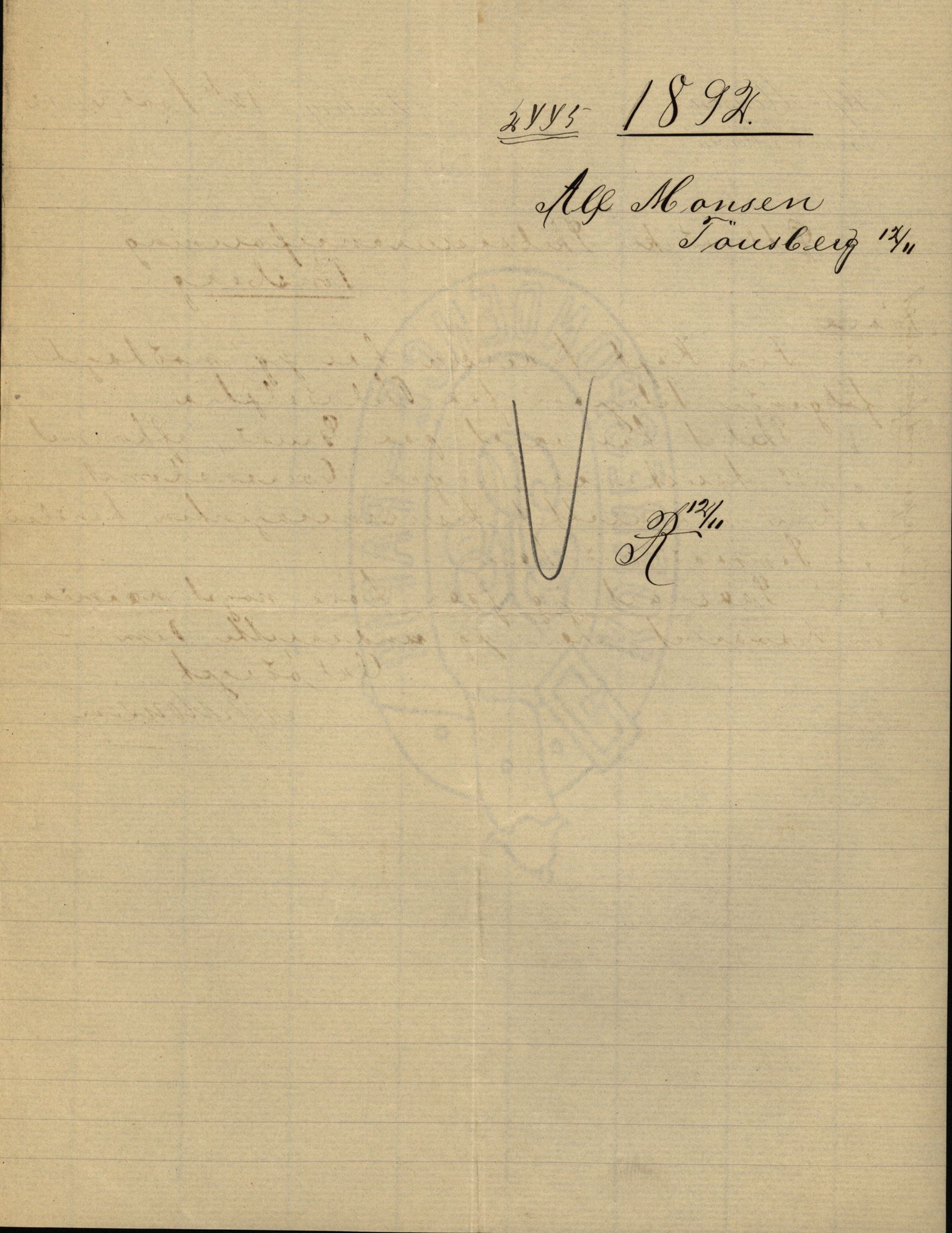 Pa 63 - Østlandske skibsassuranceforening, VEMU/A-1079/G/Ga/L0029/0007: Havaridokumenter / Diamant, Foldin, Aise, Florida, Flora, 1892, p. 136