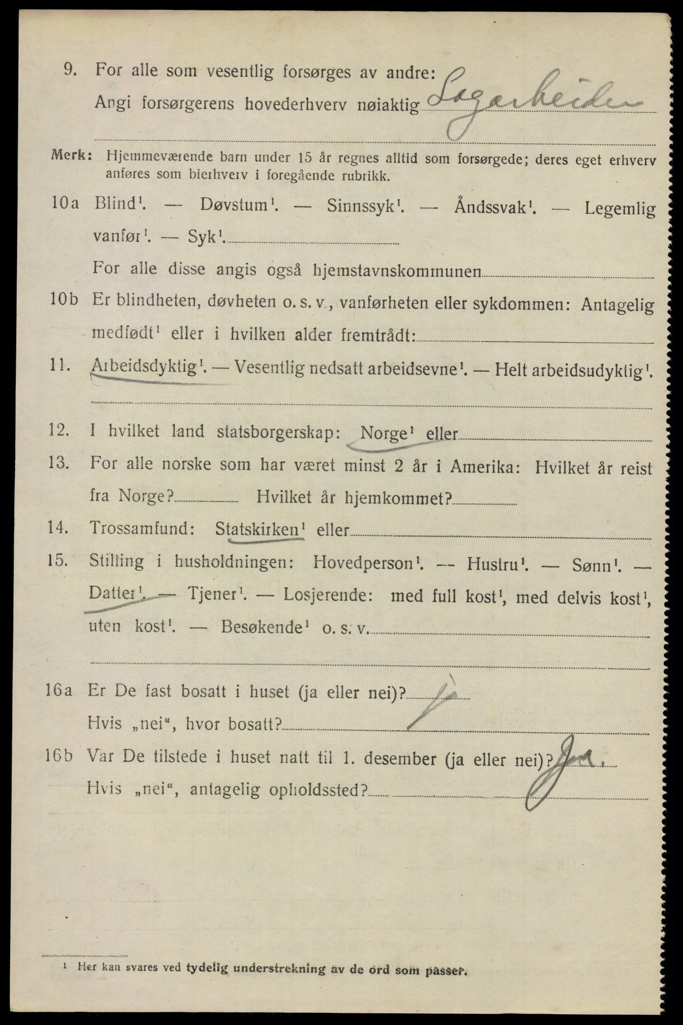 SAO, 1920 census for Glemmen, 1920, p. 18546