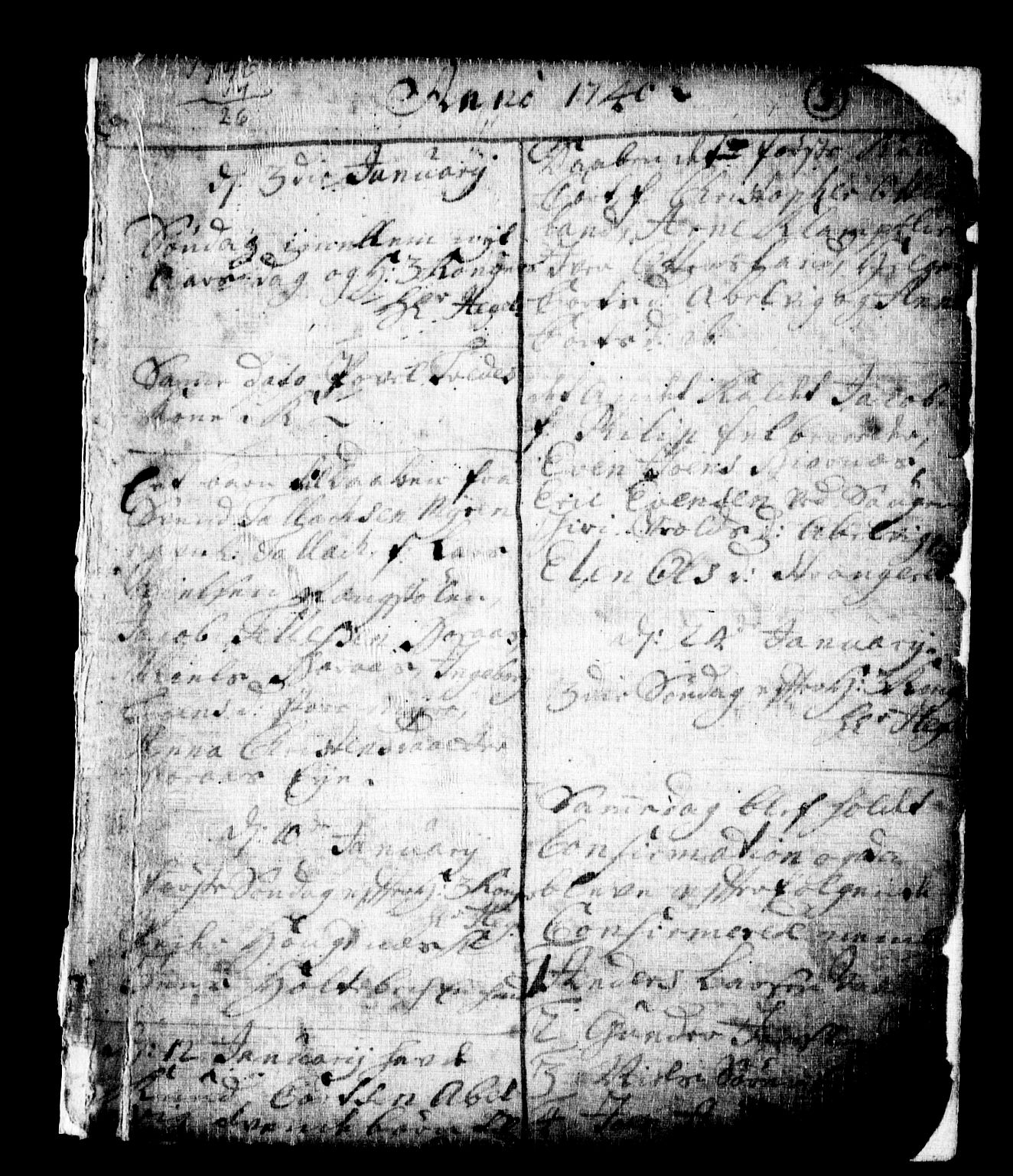 Holt sokneprestkontor, AV/SAK-1111-0021/F/Fa/L0002: Parish register (official) no. A 2, 1739-1753, p. 5