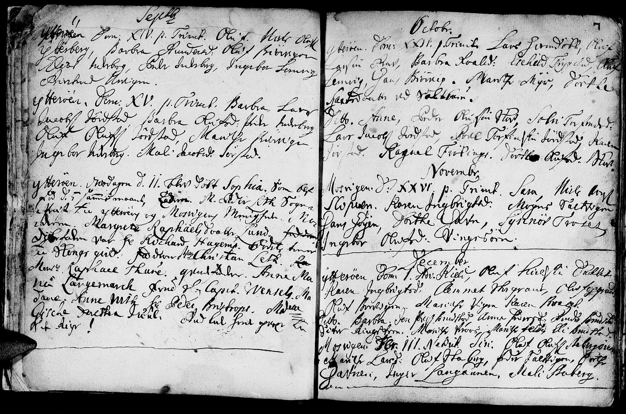 Ministerialprotokoller, klokkerbøker og fødselsregistre - Nord-Trøndelag, SAT/A-1458/722/L0215: Parish register (official) no. 722A02, 1718-1755, p. 7