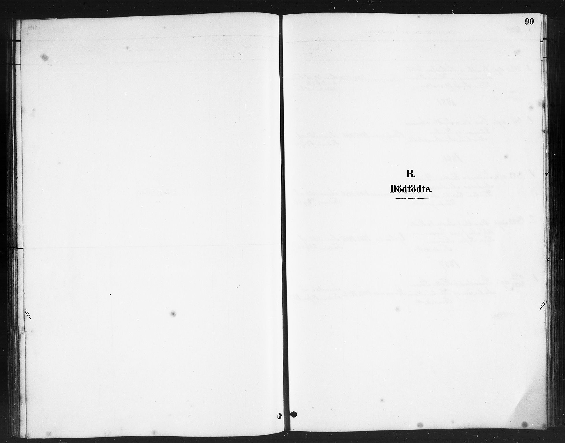 Ministerialprotokoller, klokkerbøker og fødselsregistre - Nordland, SAT/A-1459/808/L0131: Parish register (copy) no. 808C02, 1879-1919, p. 99