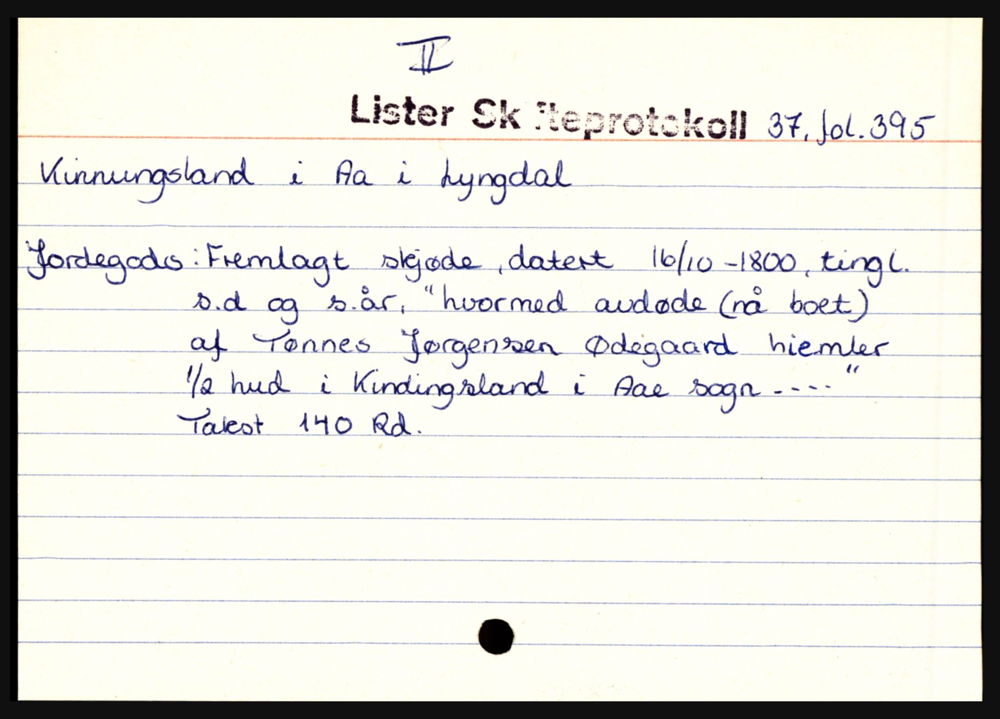 Lister sorenskriveri, AV/SAK-1221-0003/H, p. 19709