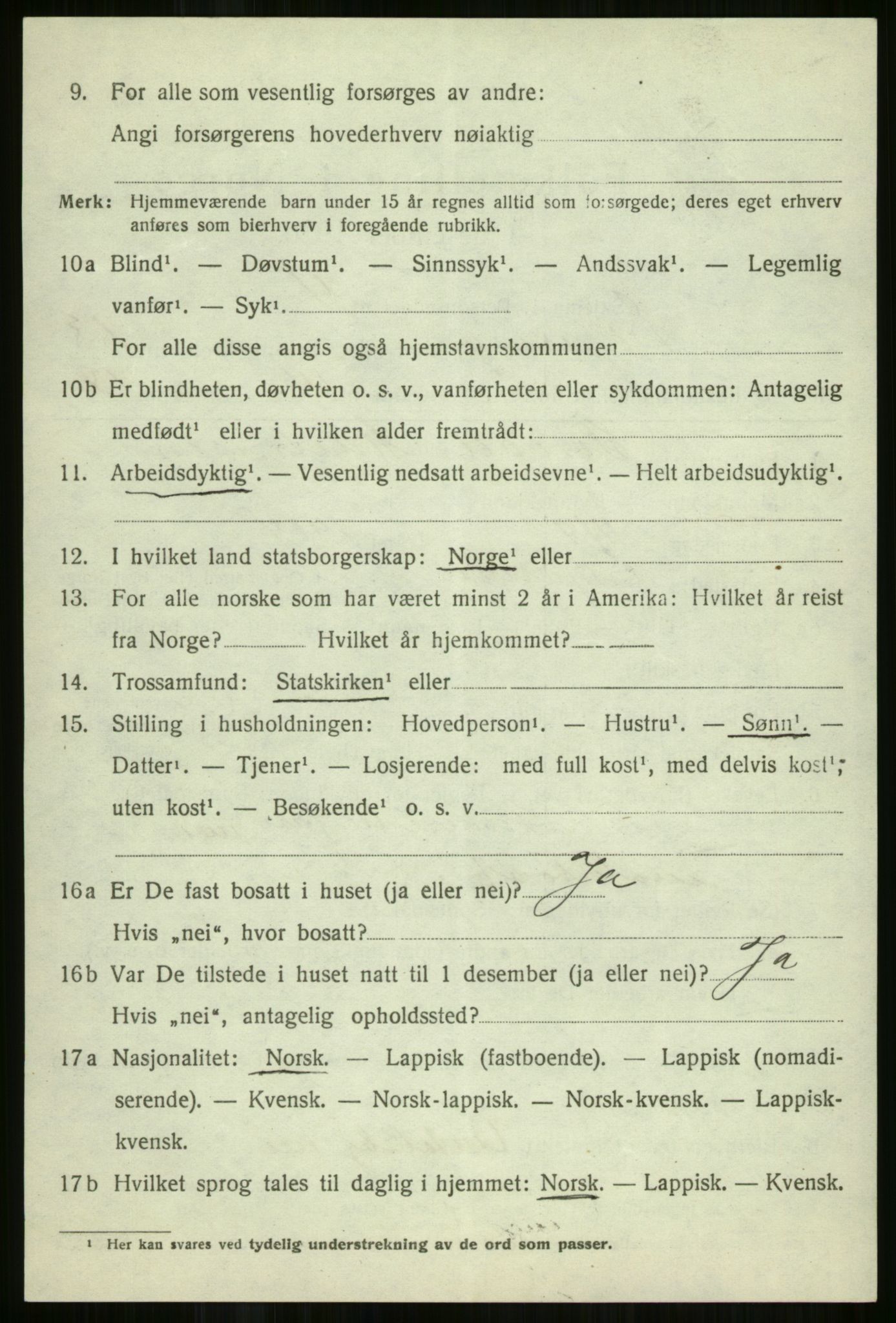 SATØ, 1920 census for Skjervøy, 1920, p. 6642