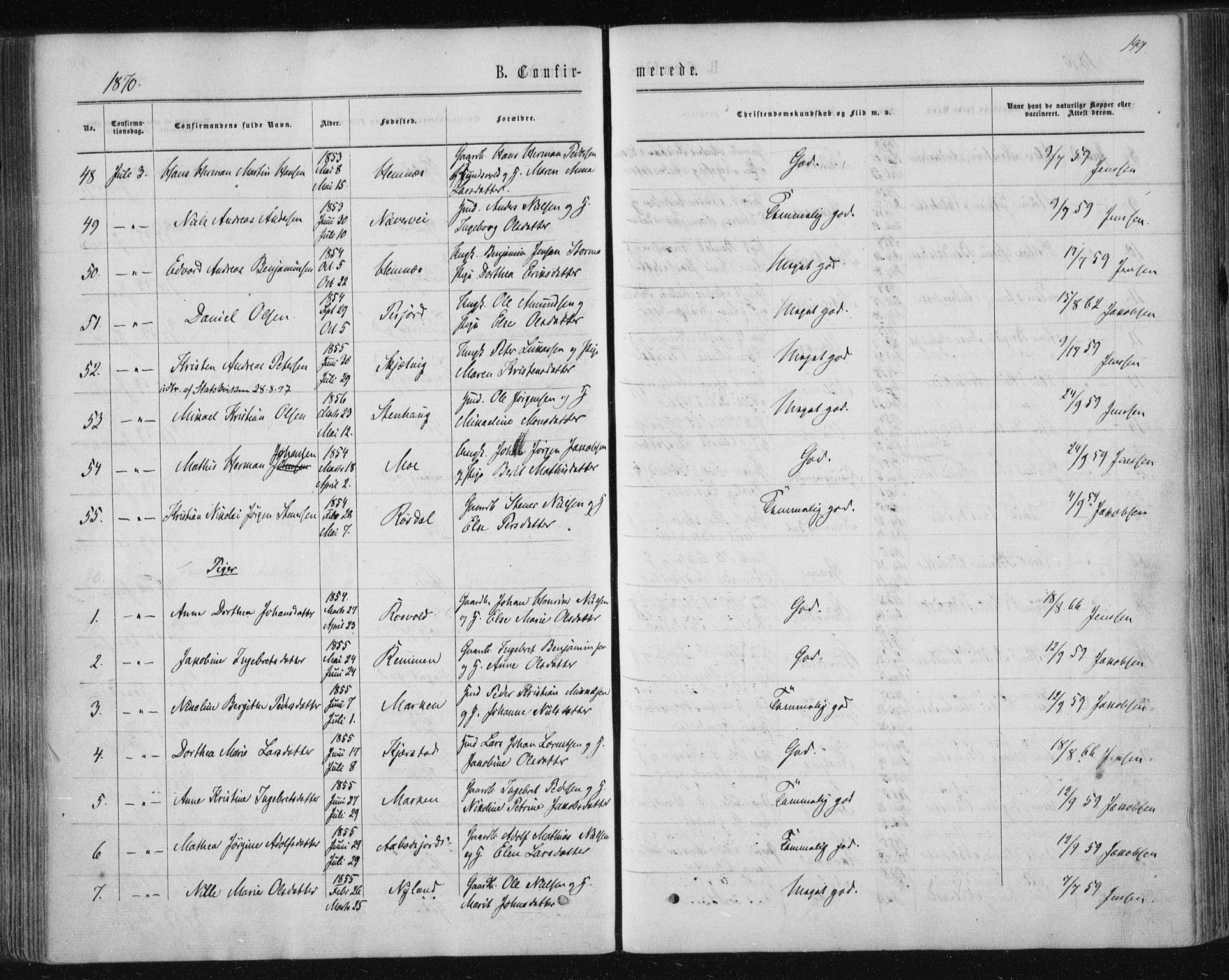 Ministerialprotokoller, klokkerbøker og fødselsregistre - Nordland, SAT/A-1459/820/L0294: Parish register (official) no. 820A15, 1866-1879, p. 199