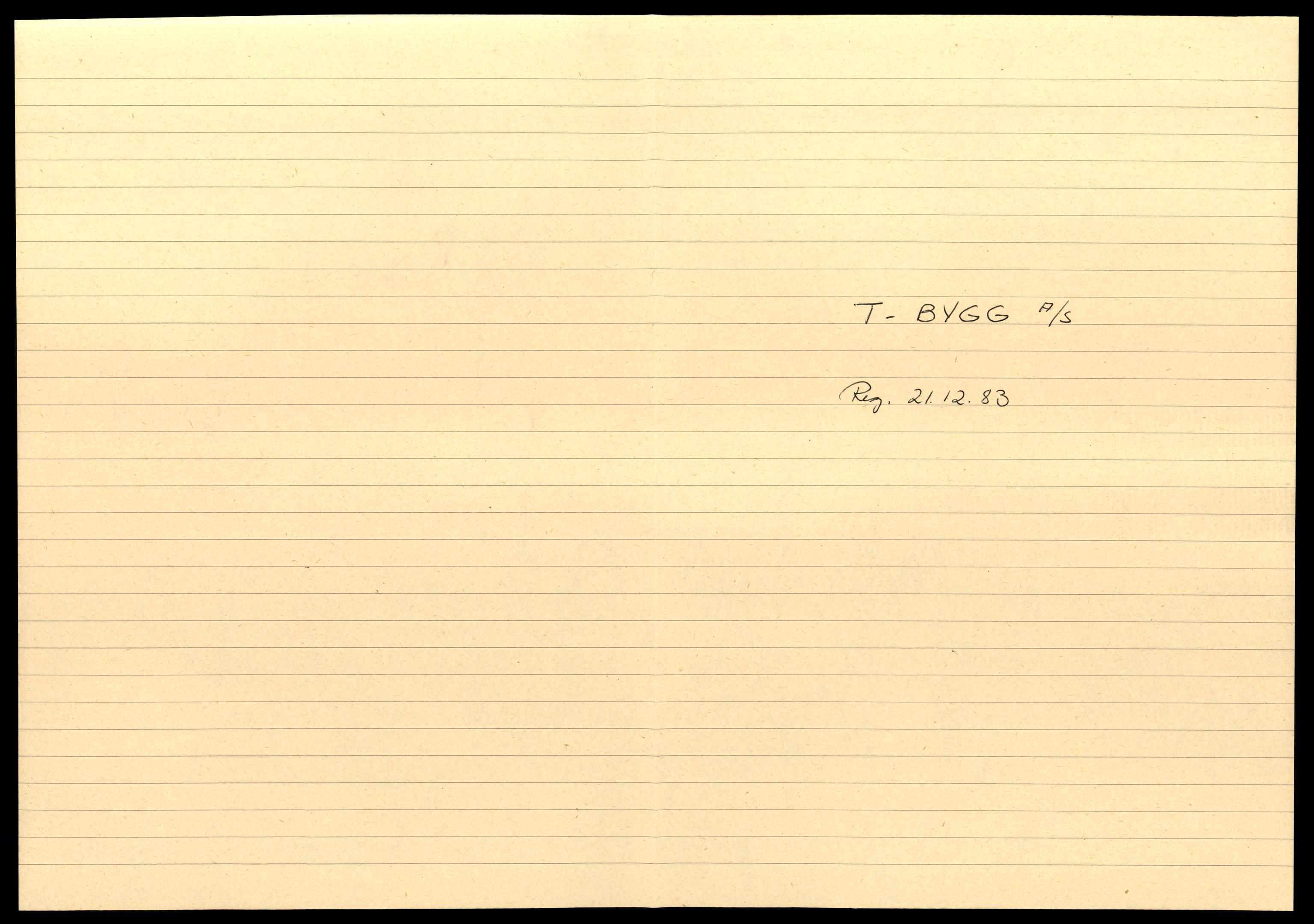 Narvik sorenskriveri, AV/SAT-A-0002/2/J/Jd/Jdd/L0015: Aksjeselskap, T - Å, 1971-1988, p. 1